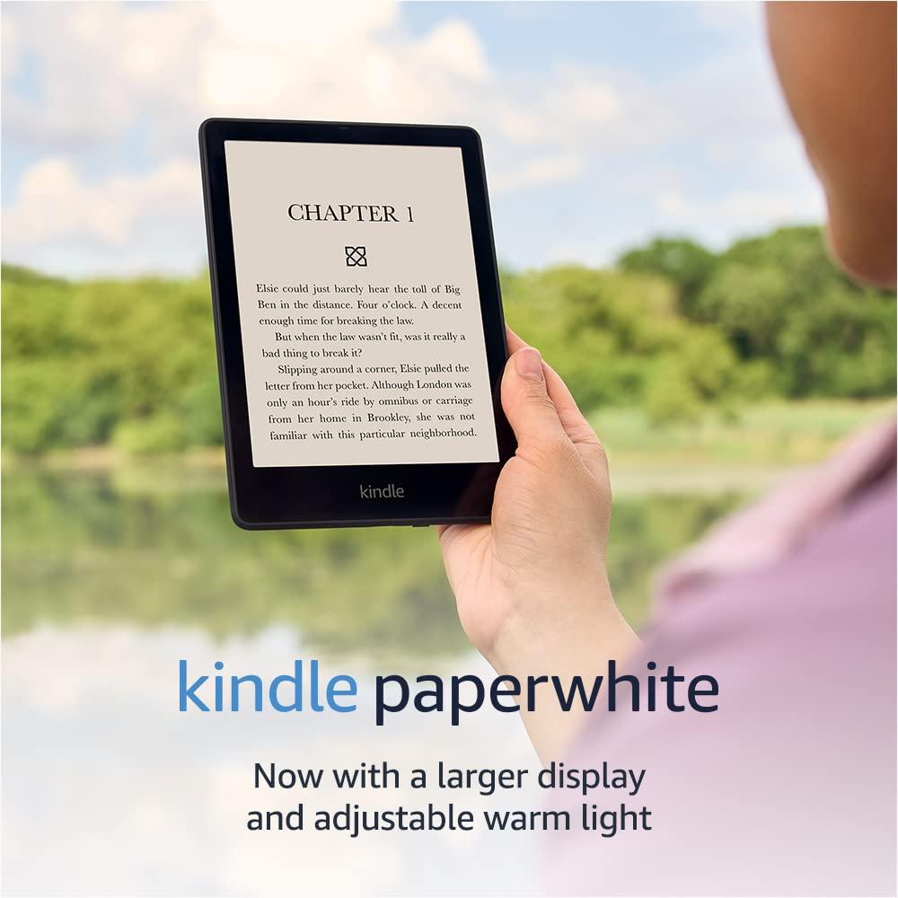 Kindle Paperwhite 8GB - 6.8 Display, Warm Light, Black - Ad-Free