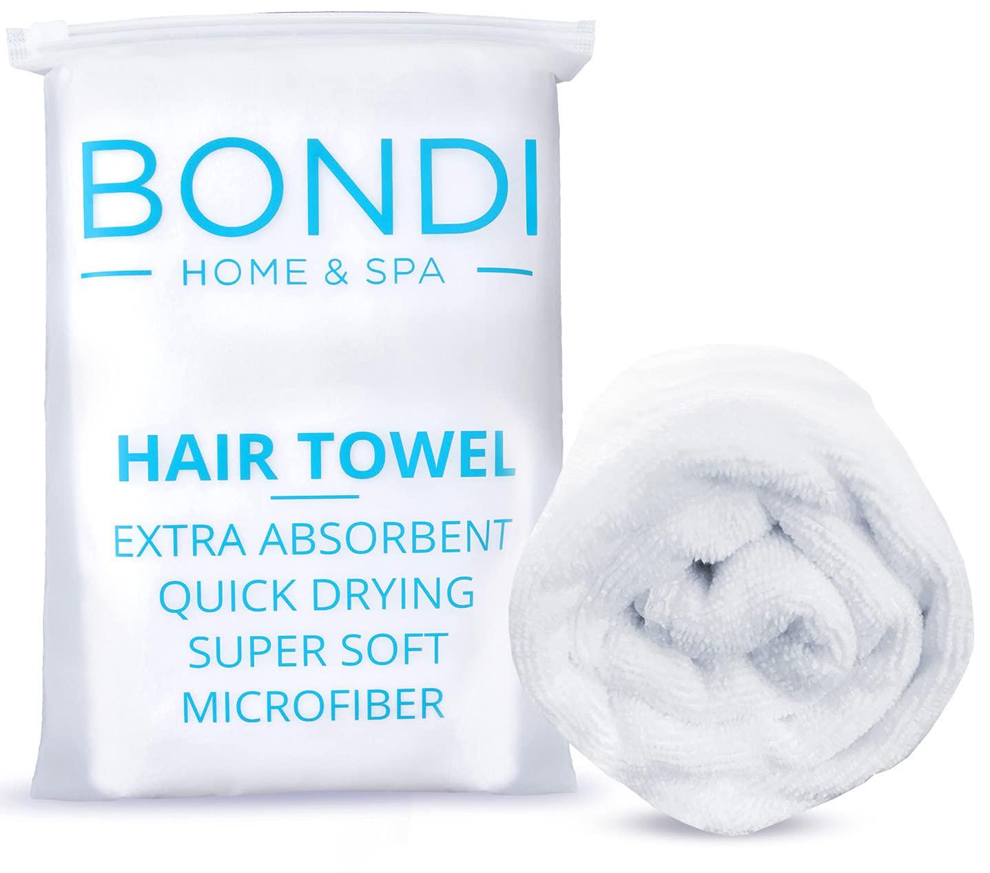 Extra Large Microfiber Hair Towel - 42 x 22 - Anti-Frizz 