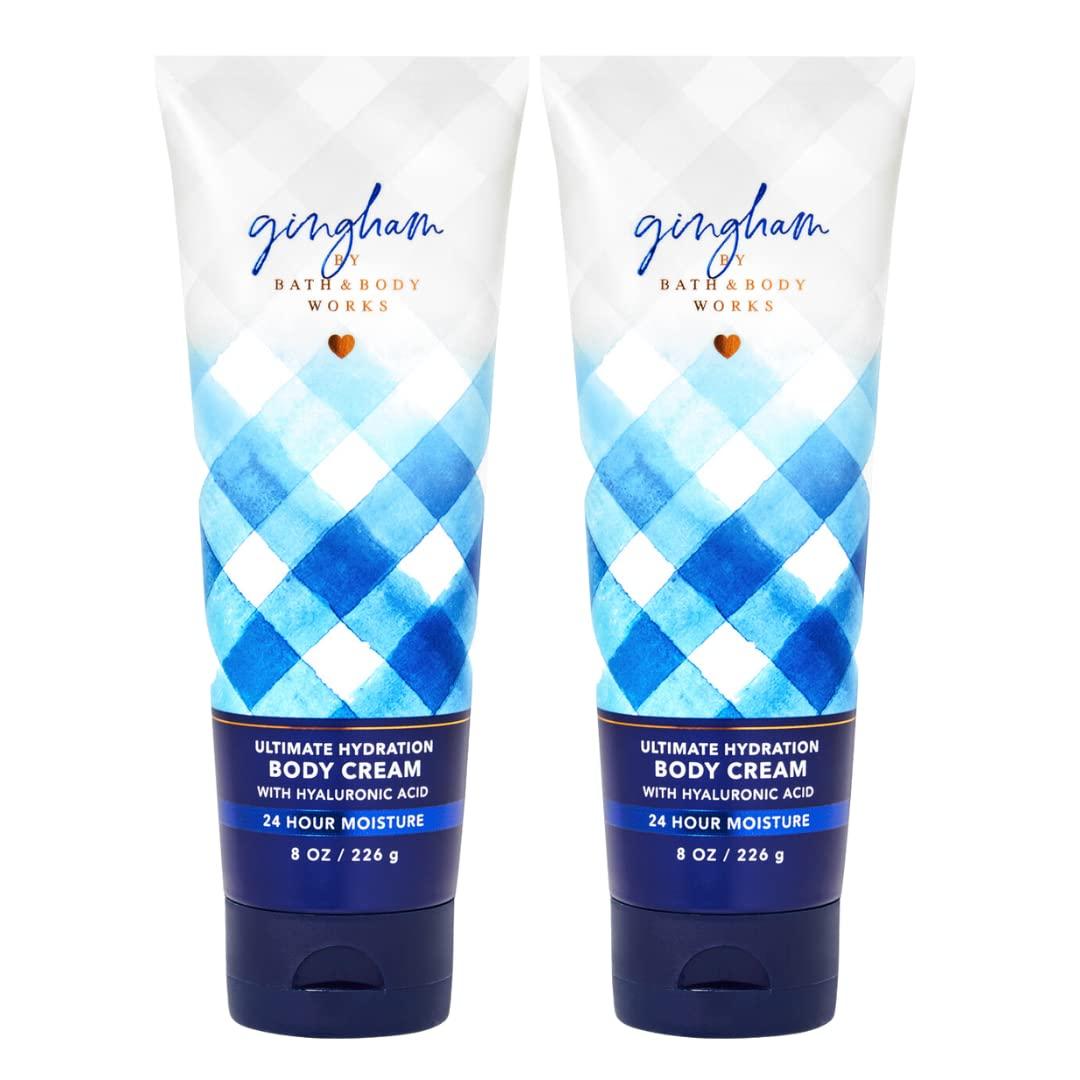 Bath and Body Works Gingham Body Cream Gift Set for Women - 2 Pack