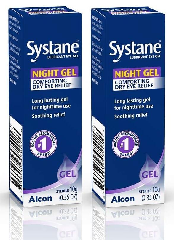 systane gel nighttime protection eye lubricant - 0.35 fl oz Systane Night Gel for Comforting Eye Relief at Nighttime (10g / .35oz)