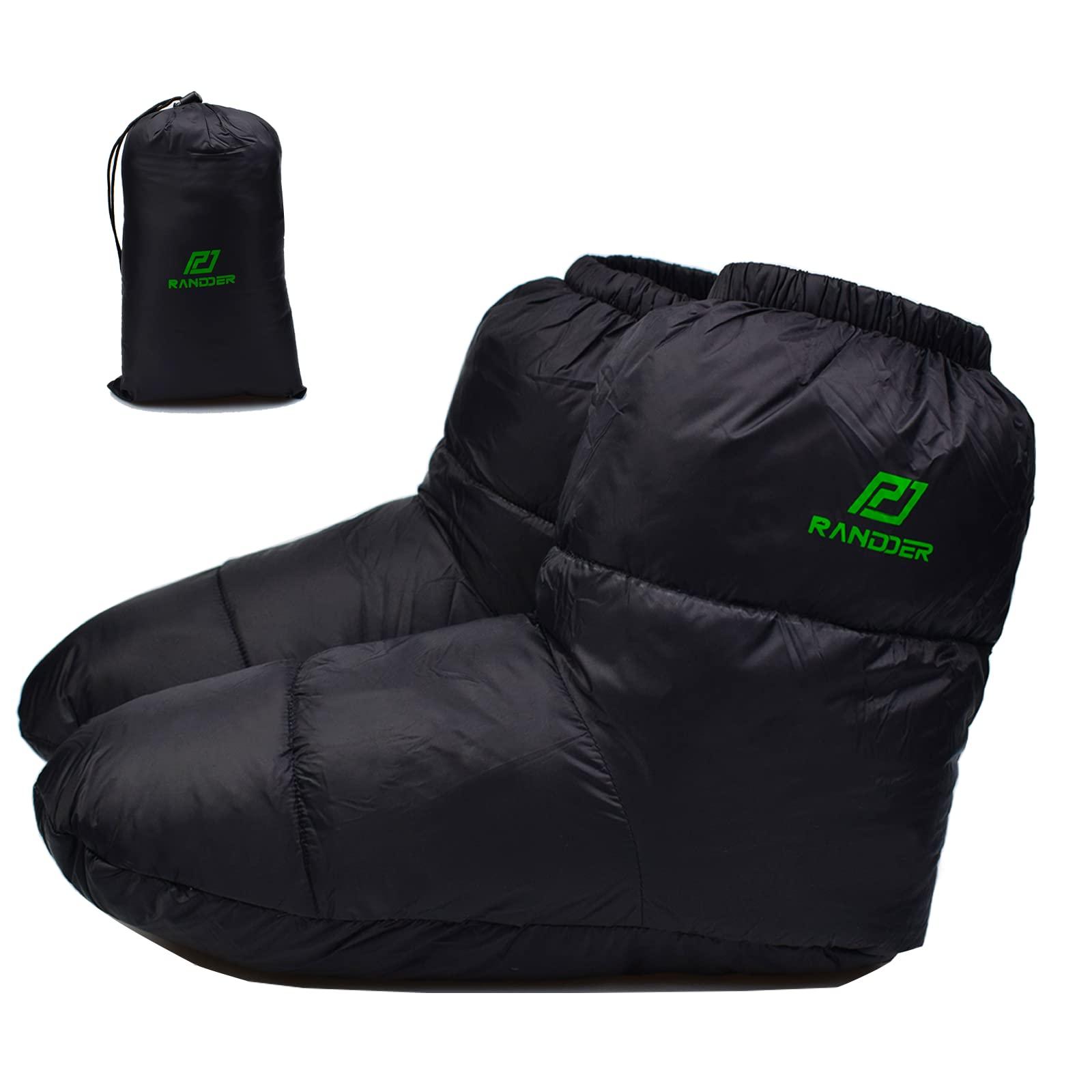 Cheap Winter Down Booties Socks Warm Soft Windproof Long Sleeping