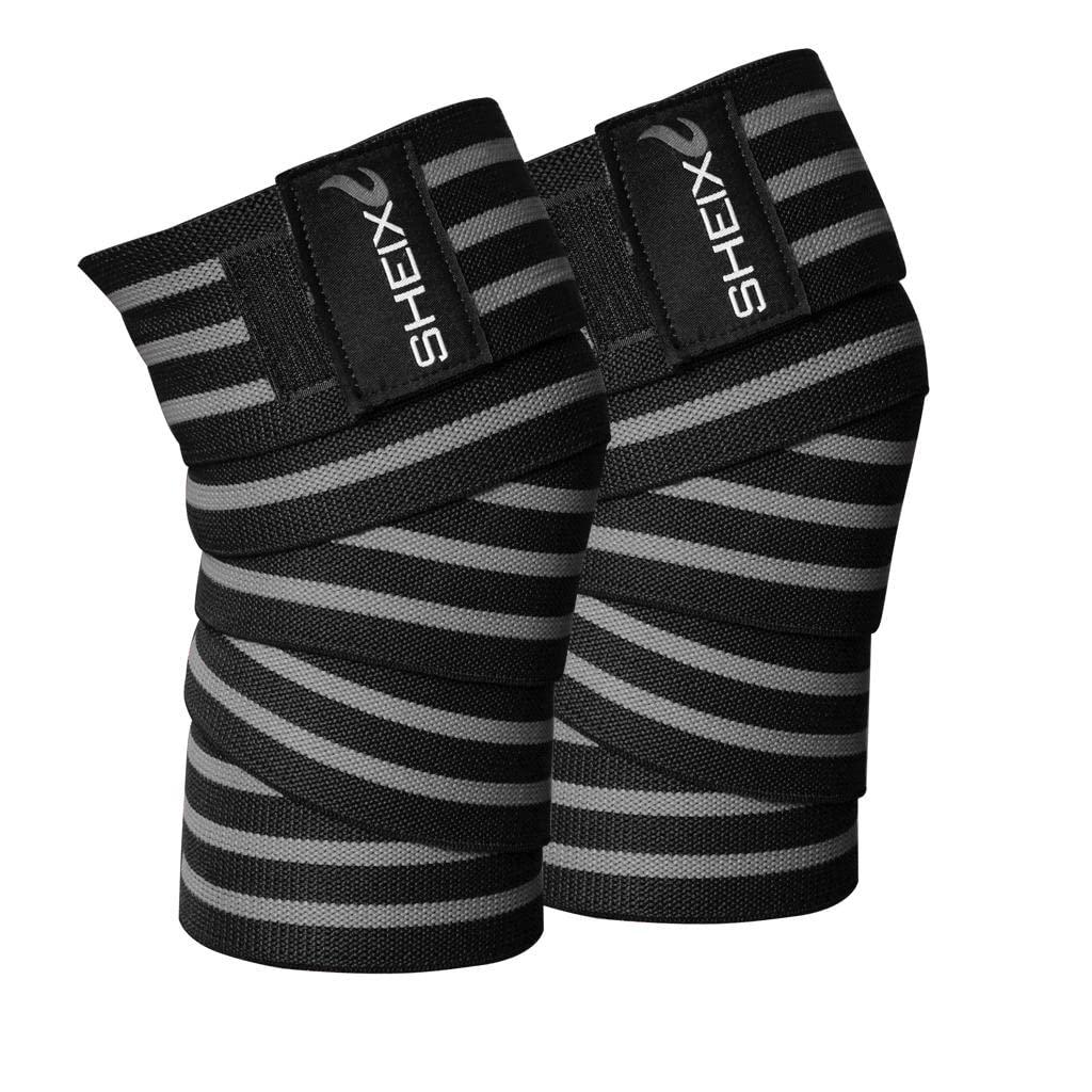 SHEIX Knee Wraps Weightlifting 72 Inches | GoSupps.com