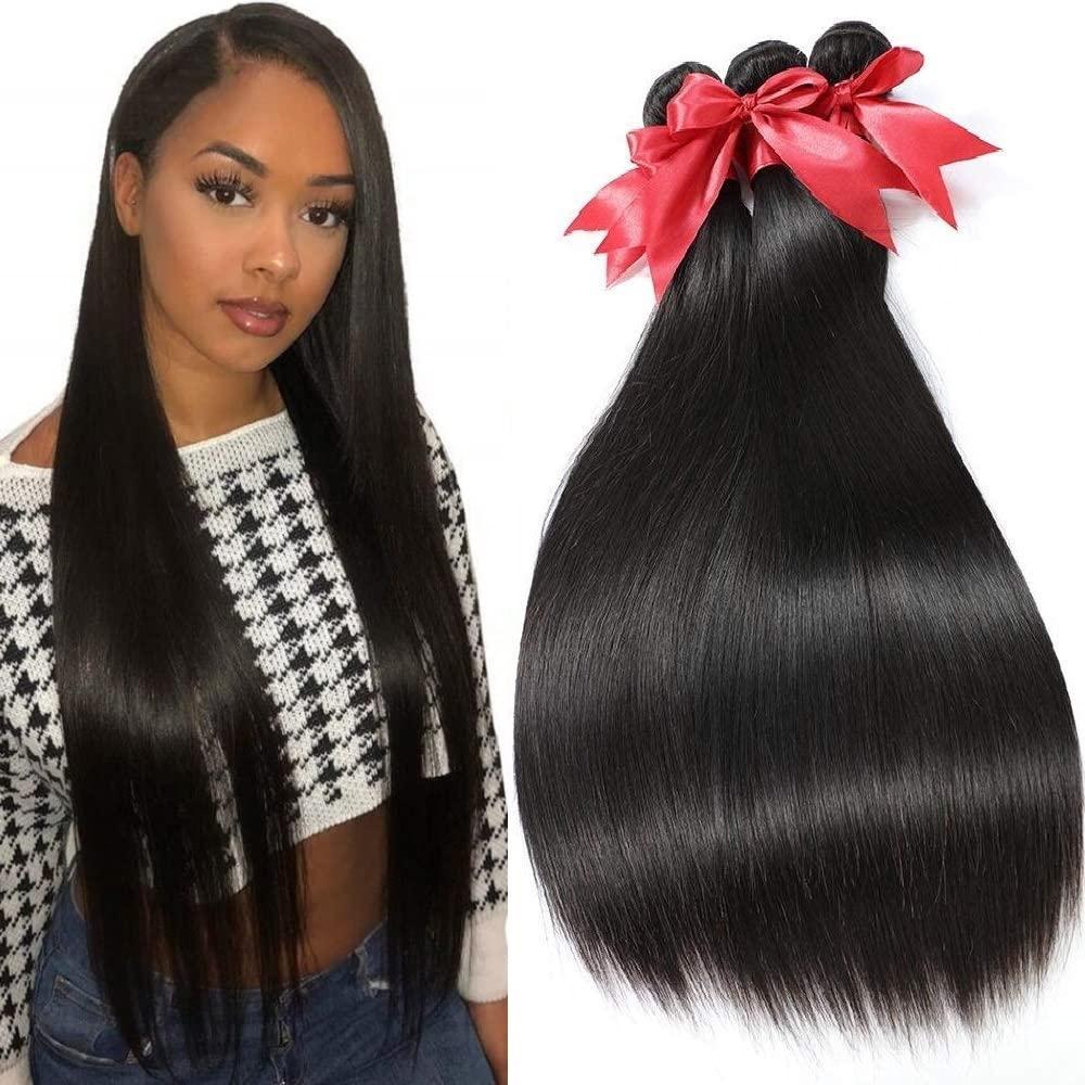 Brazilian Virgin Human Hair Extensions 20 22 24 Inch Straight Bundles SEGO Platinum Blonde Bundle Straight Remy Human Hair Weft  main image 2