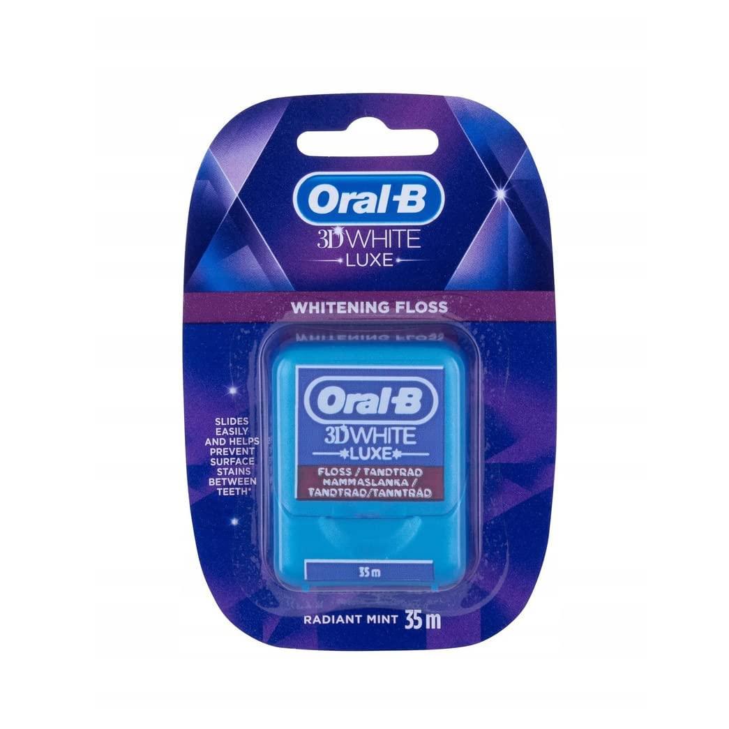 Oral-B 3D White Luxe Dental Floss 35m - Plaque Remover