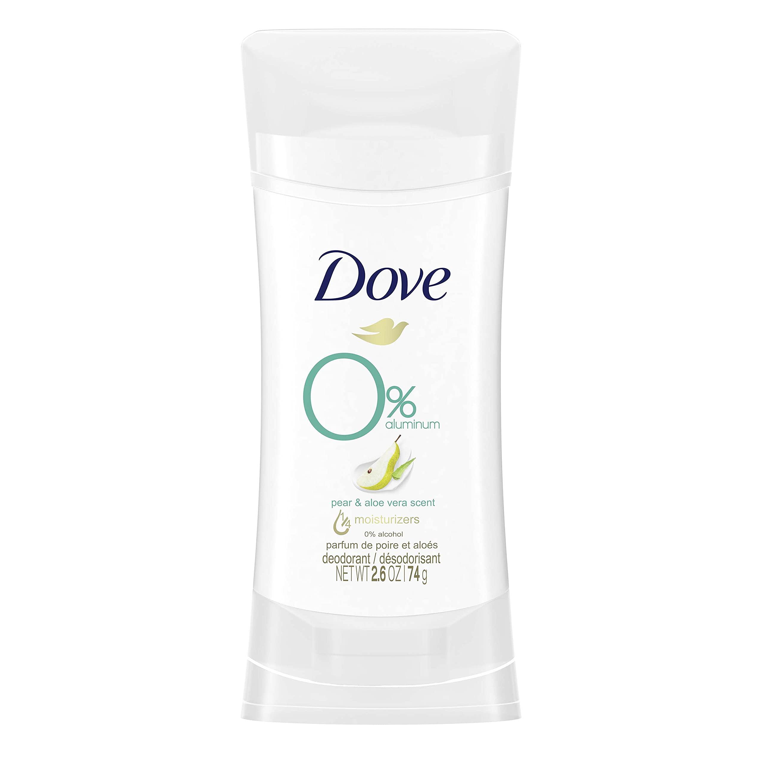 Dove 0% Aluminum Deodorant Stick | Pear & Aloe Vera | 2.6 oz | Buy Now with  Express International Delivery | GoSupps.com