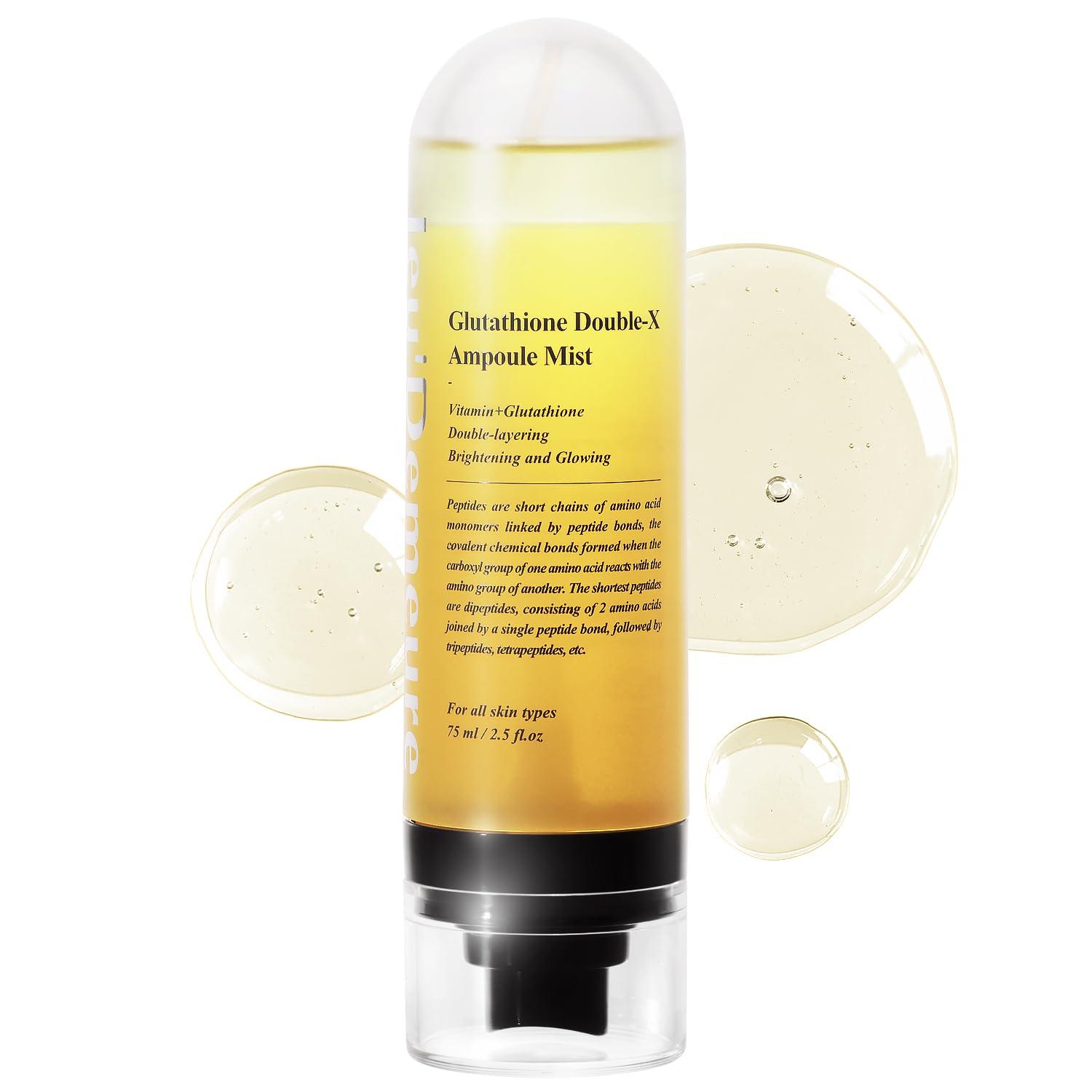 JEU DEMEURE Glutathione Double-X Ampoule Spray - Luminous Dewy Skin Mist with 5% Niacinamide & Fermented Vitamin B for All Skin Types - 2.5 fl. oz - Korean Skincare | Buy Now with Express International Delivery JEU DEMEURE Glutathione Double-X Ampoule Spray - Luminous Dewy Skin Mist with 5% Niacinamide & Fermented Vitamin B for All Skin Types - 2.5 fl. oz - Korean Skincare | Buy Now with Express International Delivery