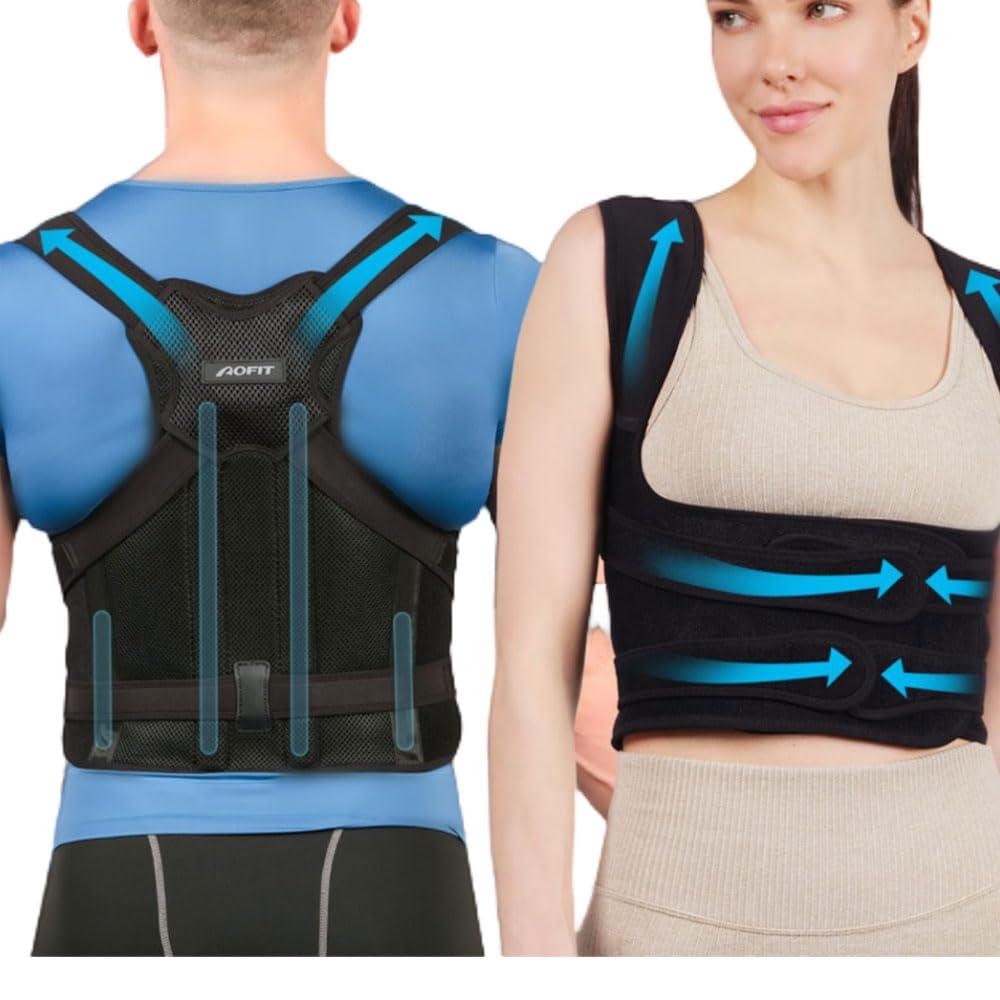 OrthoTactical Back Support Brace With Holster - Adjustable Athletic Fit For Men & Women With Mag Pouch