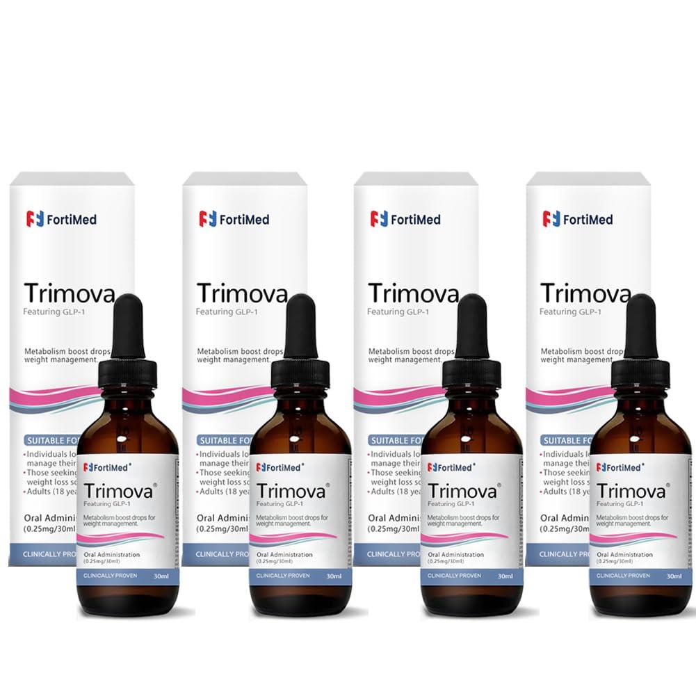 Trimova Metabolism Vitamin Drops | GLP-1 Satiety Drops for Weight Management | 1 Fl Oz (Pack of 1) - Boost Your Metabolism Today | Buy Now with Express International Delivery Trimova Metabolism Vitamin Drops | GLP-1 Satiety Drops for Weight Management | 1 Fl Oz (Pack of 1) - Boost Your Metabolism Today | Buy Now with Express International Delivery