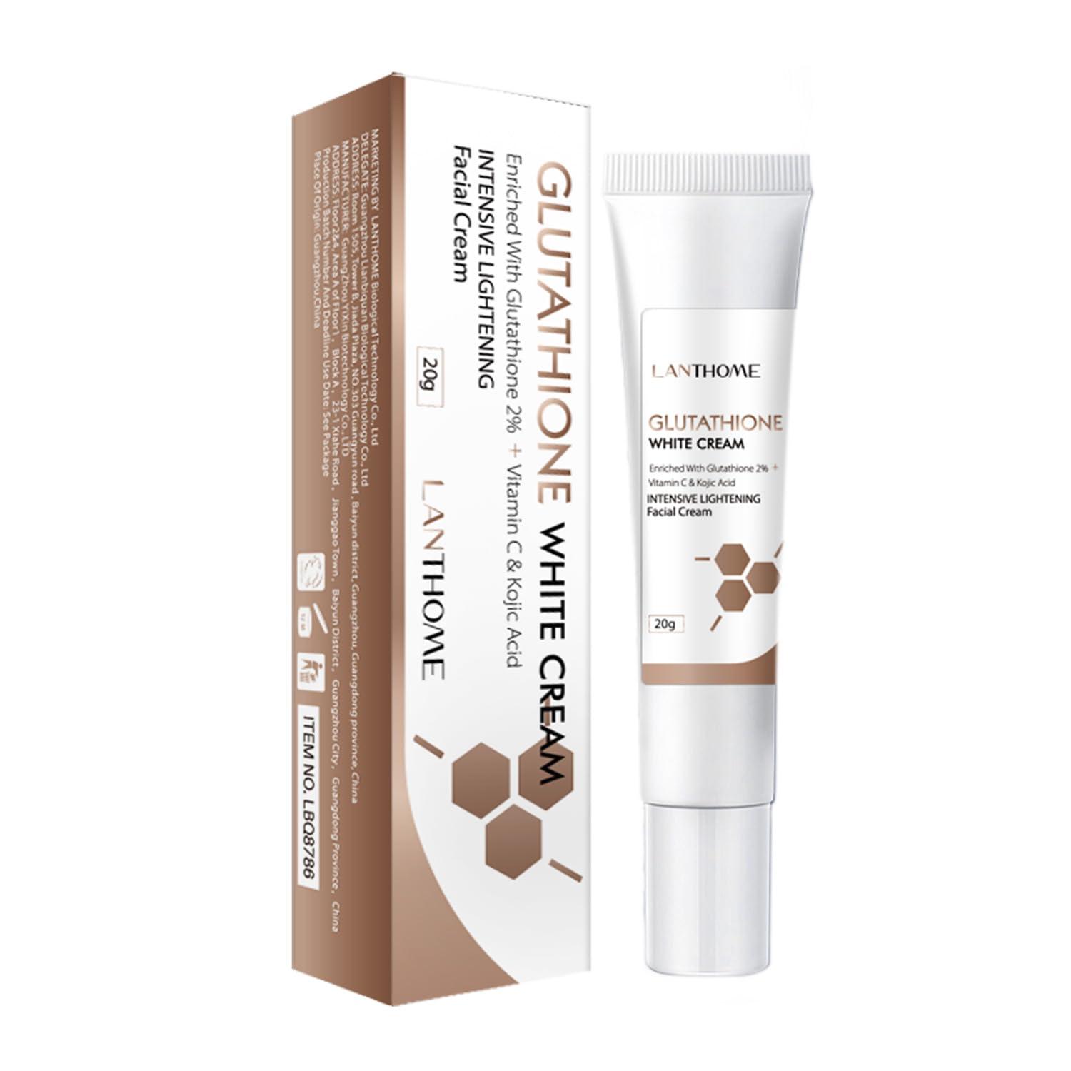 Glutathione Whitening Cream Glutathione White Cream Facial Dark Spots  Remover Face Moisturizer Moisturizing and Brightening Tone up Cream Skin  Lightening Cream with Kojic Acid | Buy Now with Express International  Delivery |