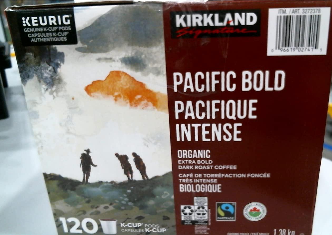 Kirkland Signature Organic Pacific Bold Fair Trade K-Cup Pods 120