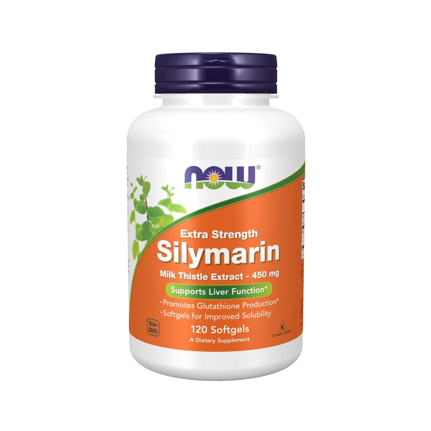 Now Foods Silymarin Extra Strength 120 Softgels - Liver Health Support |  Buy Now with Express International Delivery | GoSupps.com