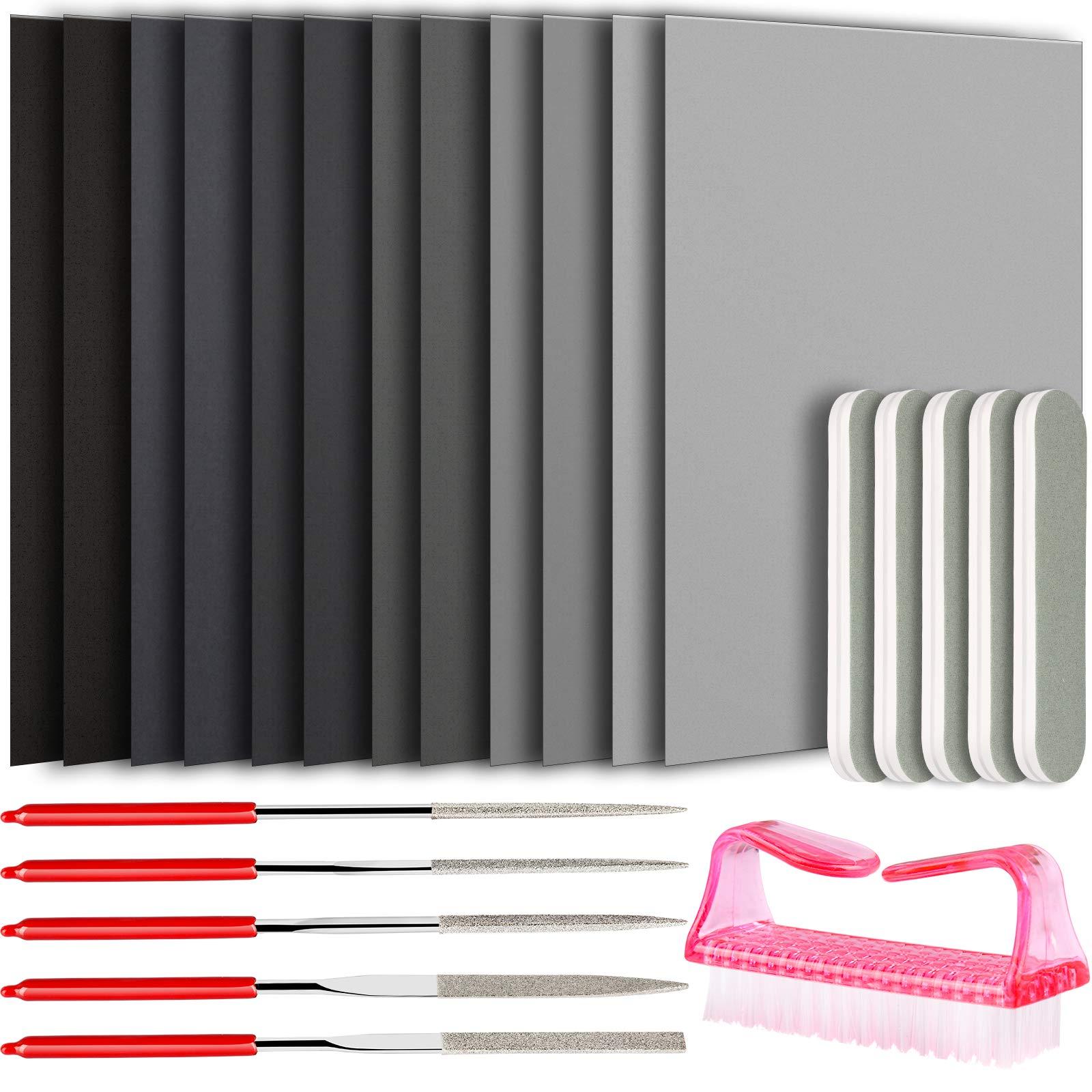 23-Piece Resin Casting Tools Set - YGDZ Epoxy Resin Polishing Kit with ...
