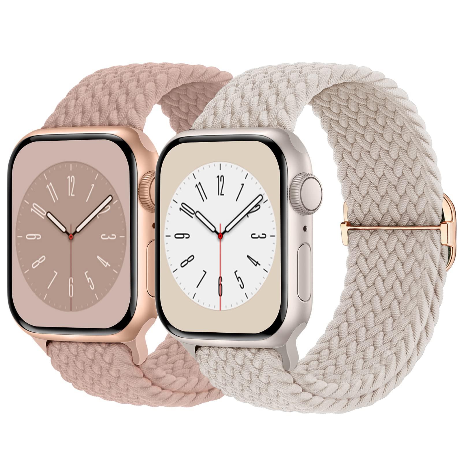 Adjustable Braided Solo Loop Apple Watch Band 38mm/40mm/41mm 