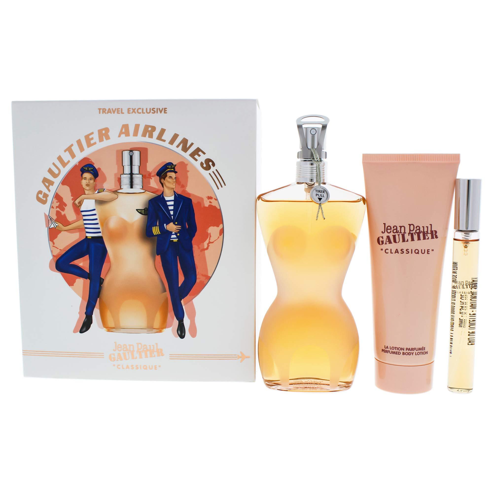 Jean Paul Gaultier Classique 3 Piece Gift Set for Women 3 Count 