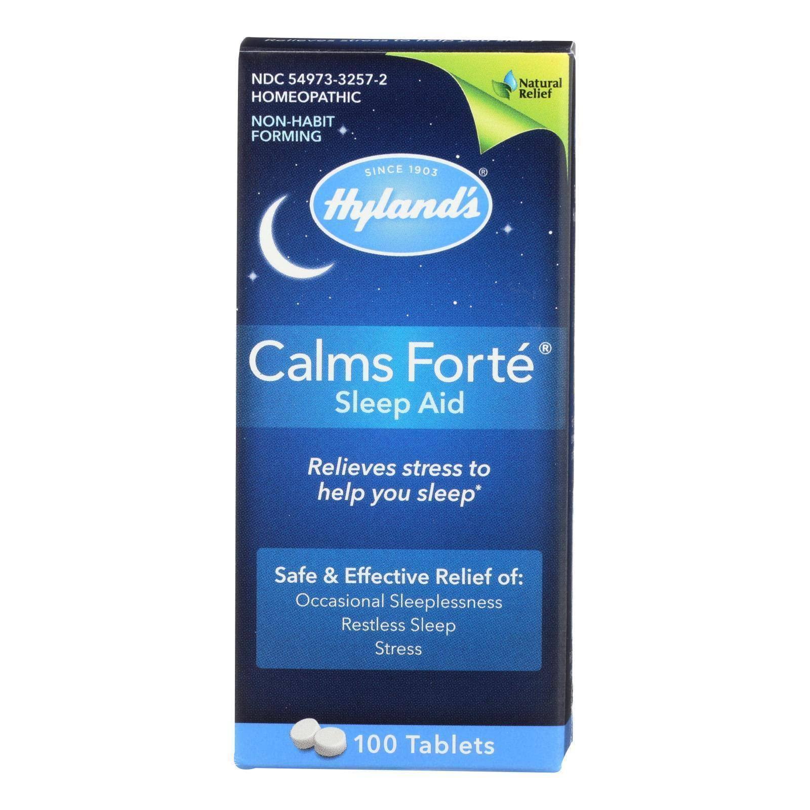 Hyland's Calms Forte 100 Count - Older Version, Packaging May Vary - 3 ...