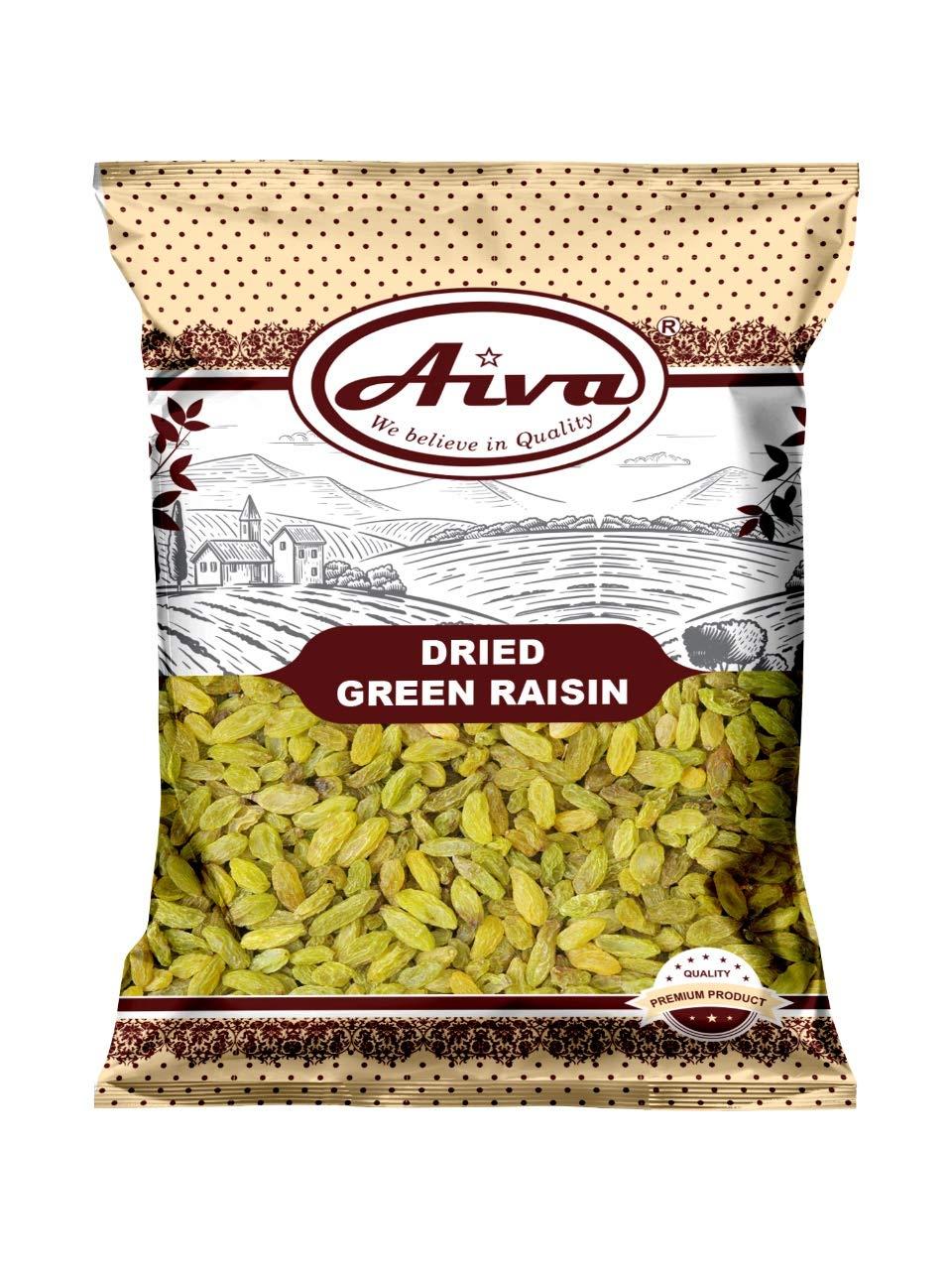 AIVA Green Raisins 2 LB - Premium Large Seedless Dried - No Added Sugar ...