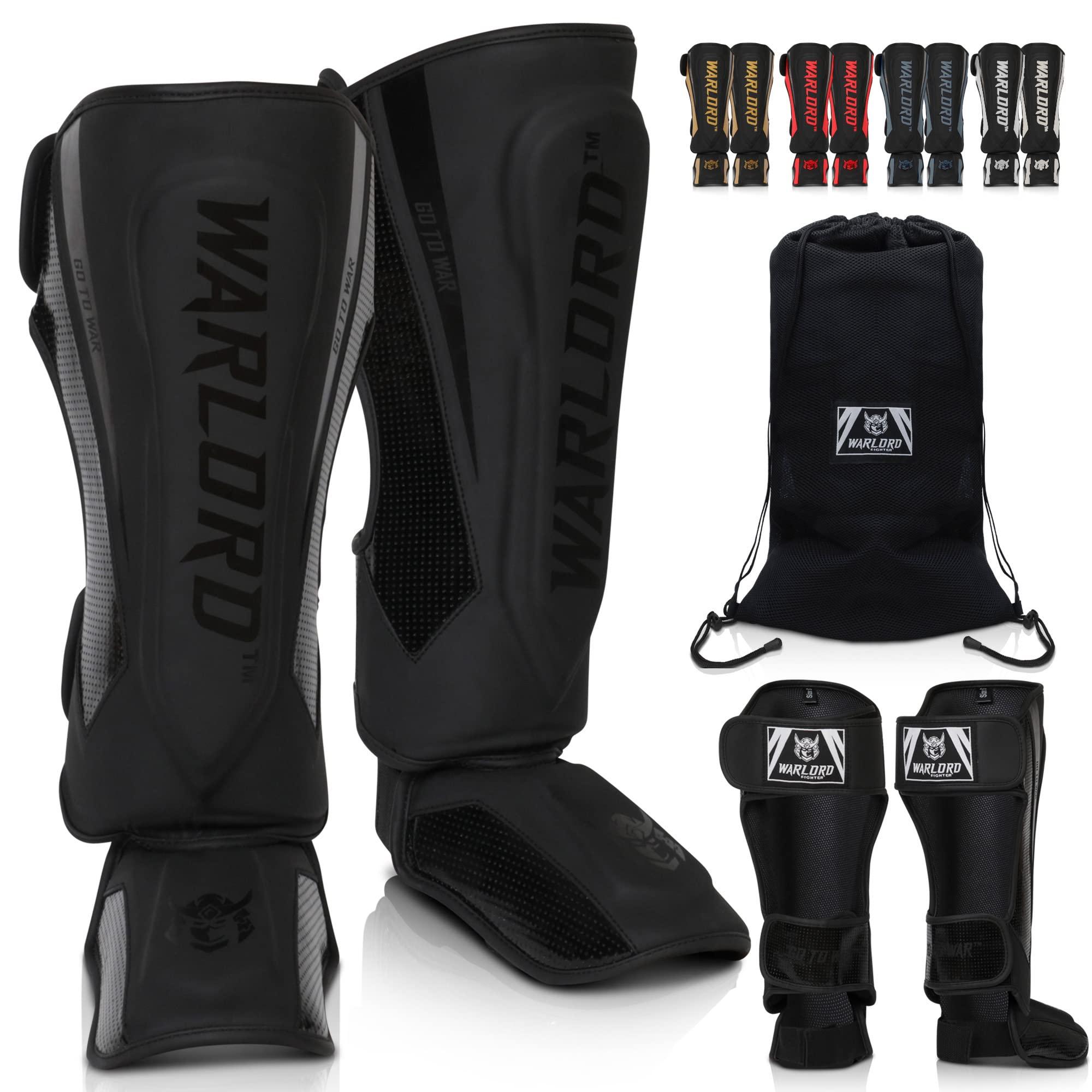 MMA Shin & Instep Guards - Muay Thai Kickboxing Leg Protectors For Adults & Youth 6 thumbnail image