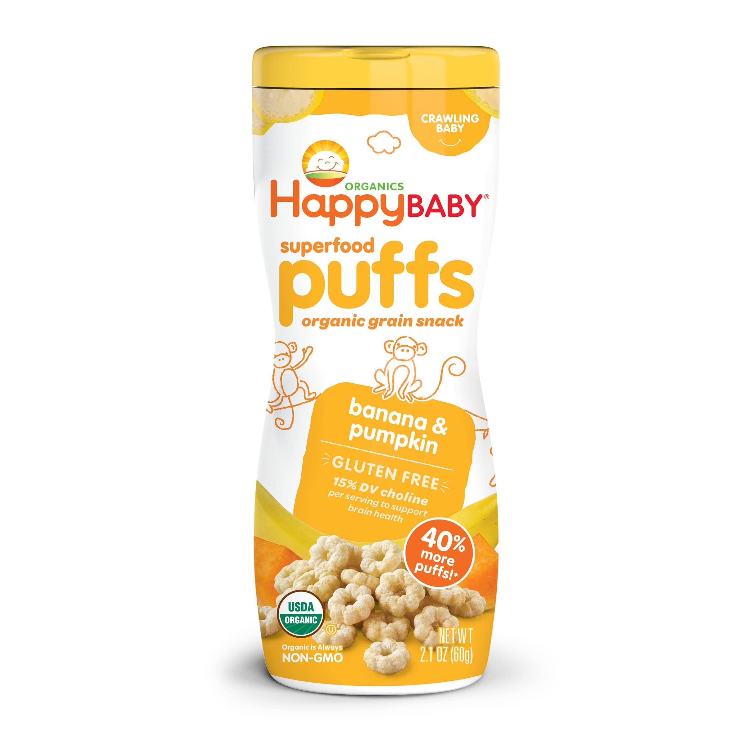 Happy Baby Organic Banana Puffs oz Finger Food for Baby