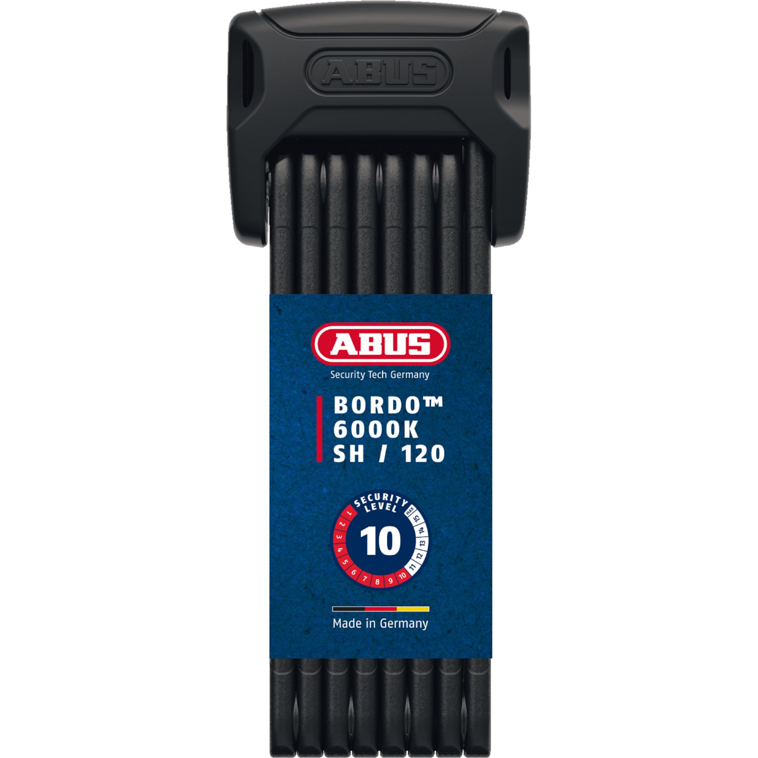 Buy Abus Bordo 6000K Folding Lock - 120 cm Bicycle Lock with