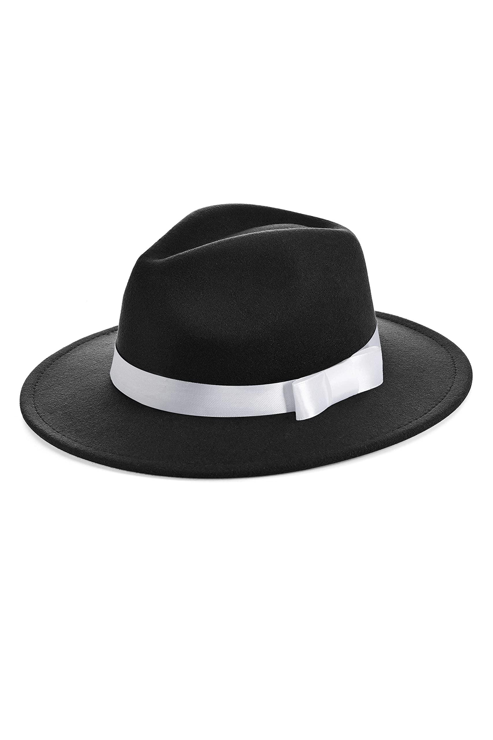 BABEYOND 1920s Gatsby Panama Fedora Hat Cap | Unisex Gatsby  display picture 2