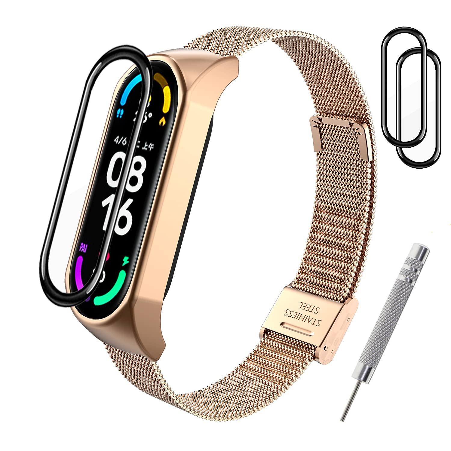 Strap Metal Replacement Compatible with Xiaomi Mi Band 3/4 5/6