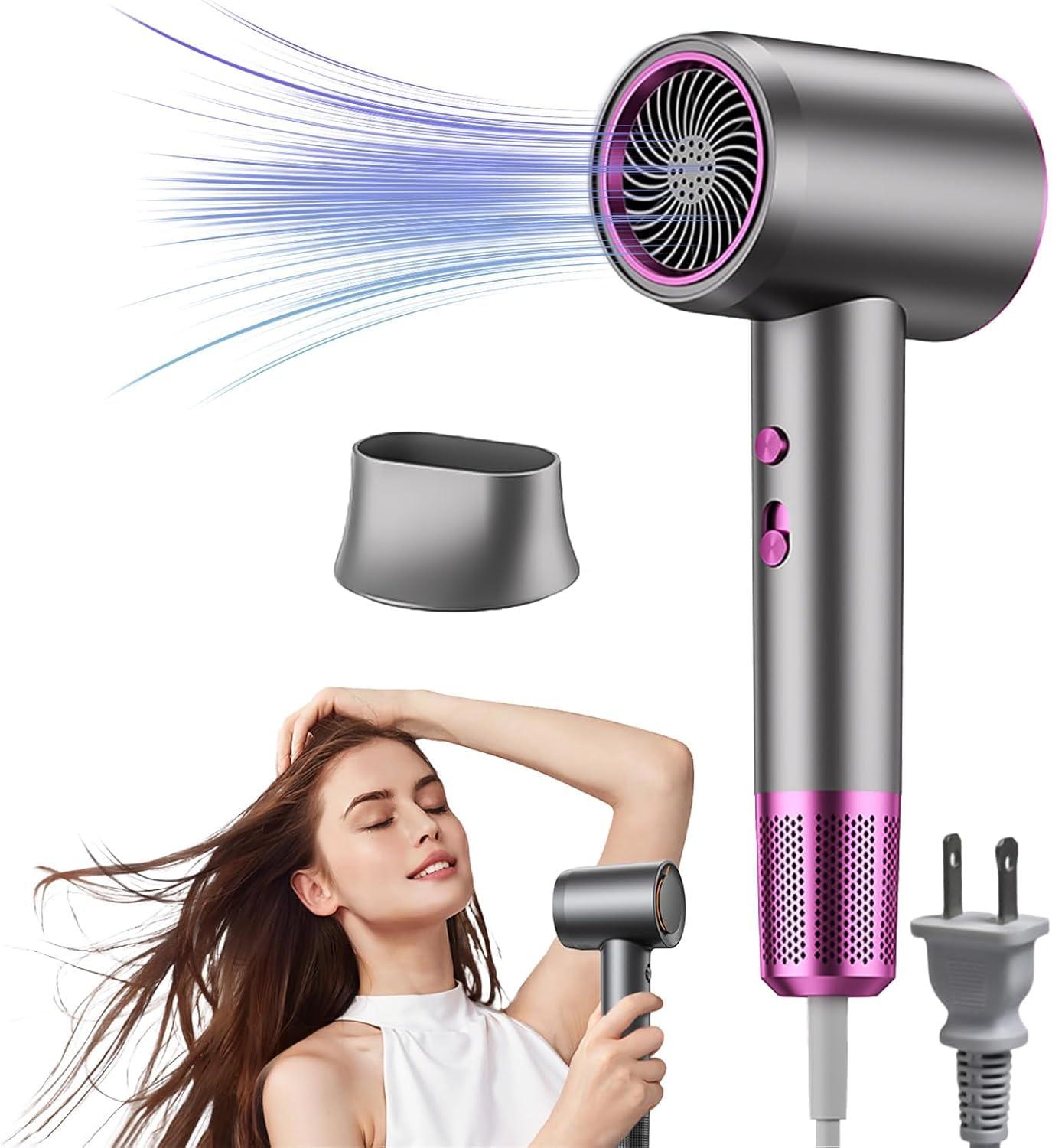 Numoya Hair Dryer - Gray And Pink Comment- DRY & I main image 2