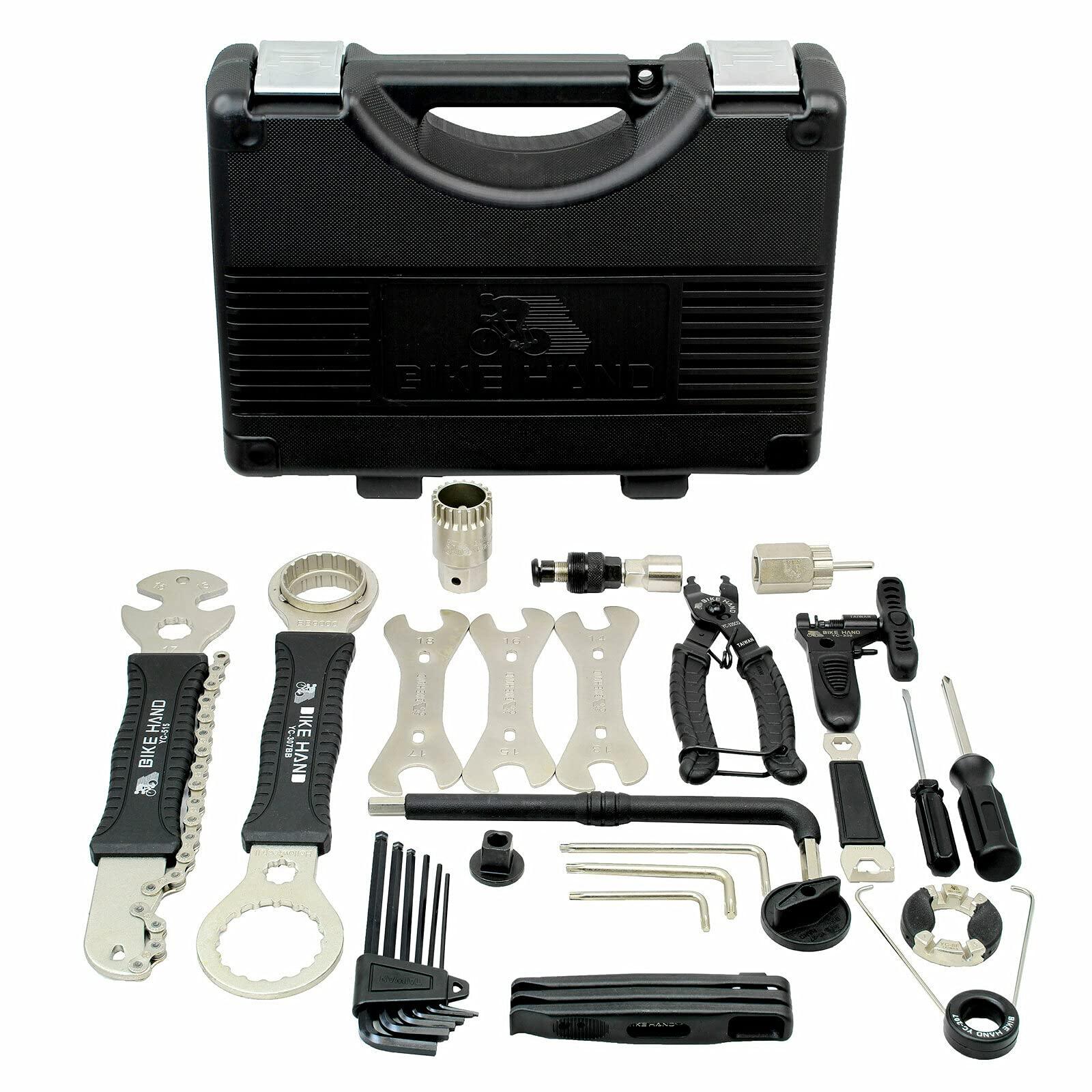 BIKEHAND 22pcs Bike Repair Tool Set Kit for Quality Maintenance
