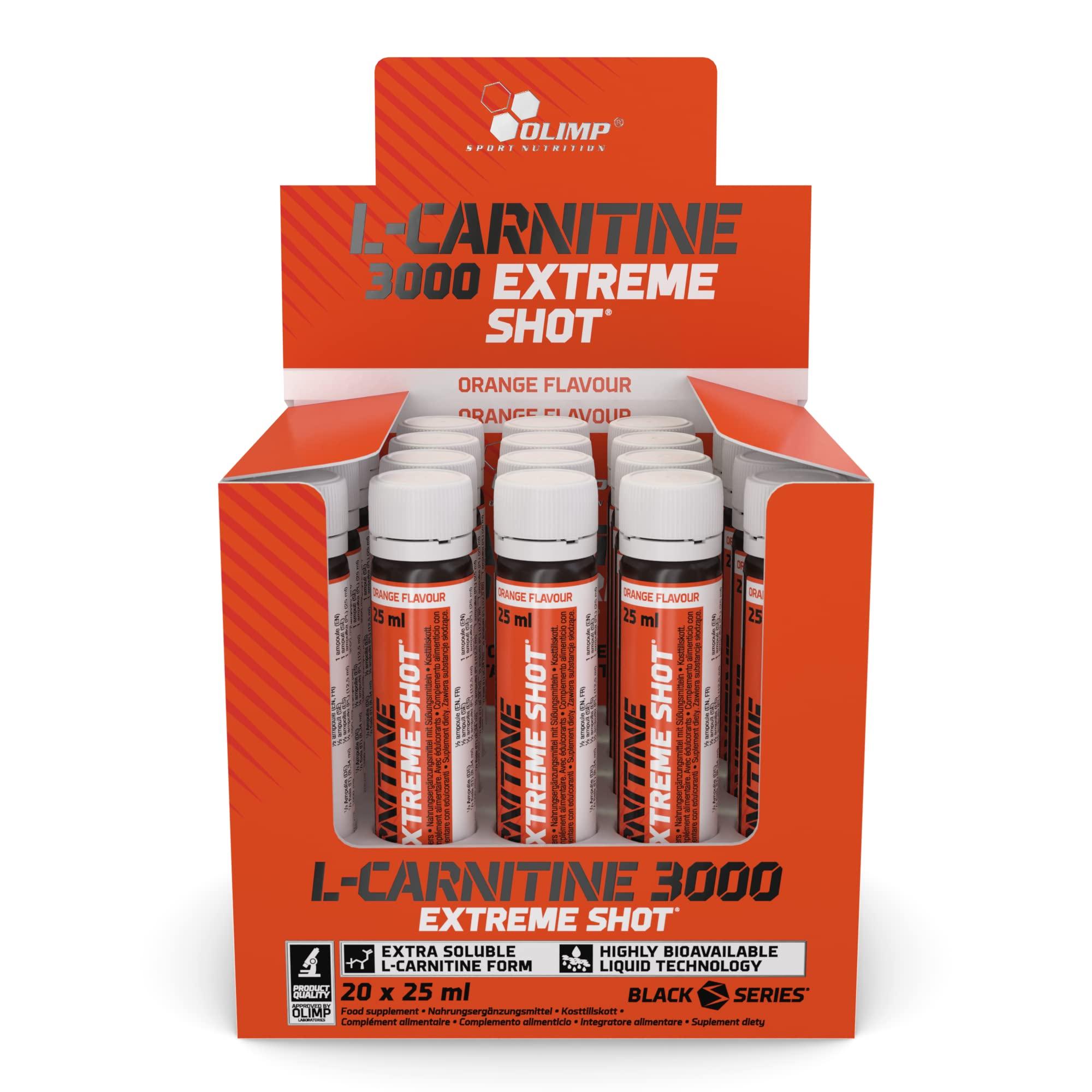Olimp Orange 25ml L-Carnitine Forte 3000 Extreme Shot - Pack of 20 Shots | Buy Now with Express International Delivery Olimp Orange 25ml L-Carnitine Forte 3000 Extreme Shot - Pack of 20 Shots | Buy Now with Express International Delivery