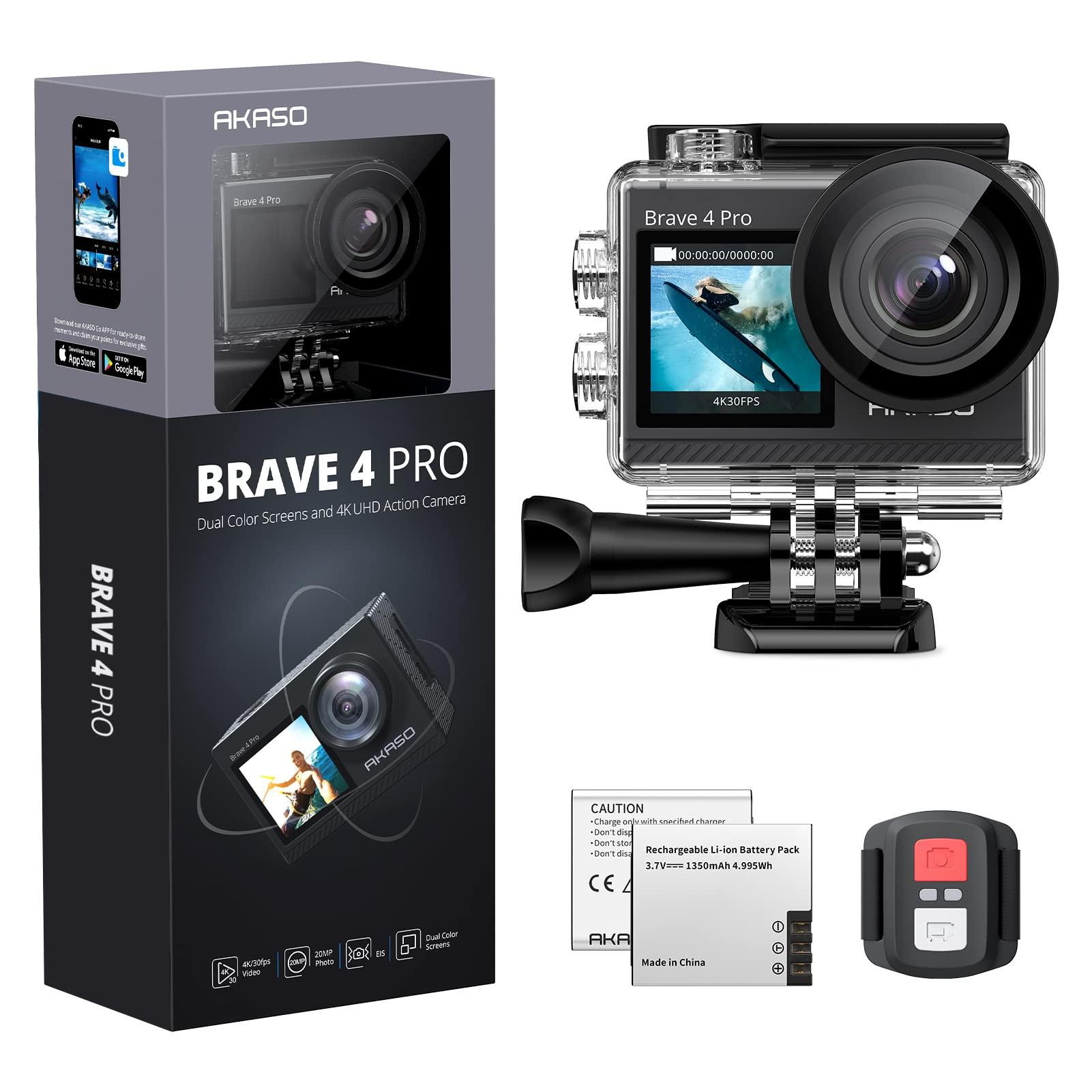 AKASO Brave Pro 4K30FPS Action Camera Waterproof Camcorder