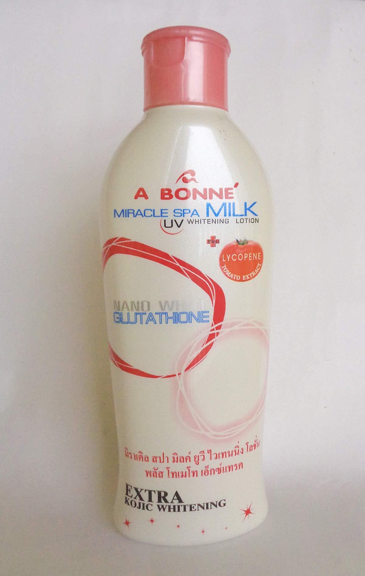 Skin UV Whitening Bleaching Lightening Lotion Milk Cream Extra Kojic  Arbutin Nano White Glutathione 200ml. | Buy Now with Express International  Delivery | GoSupps.com