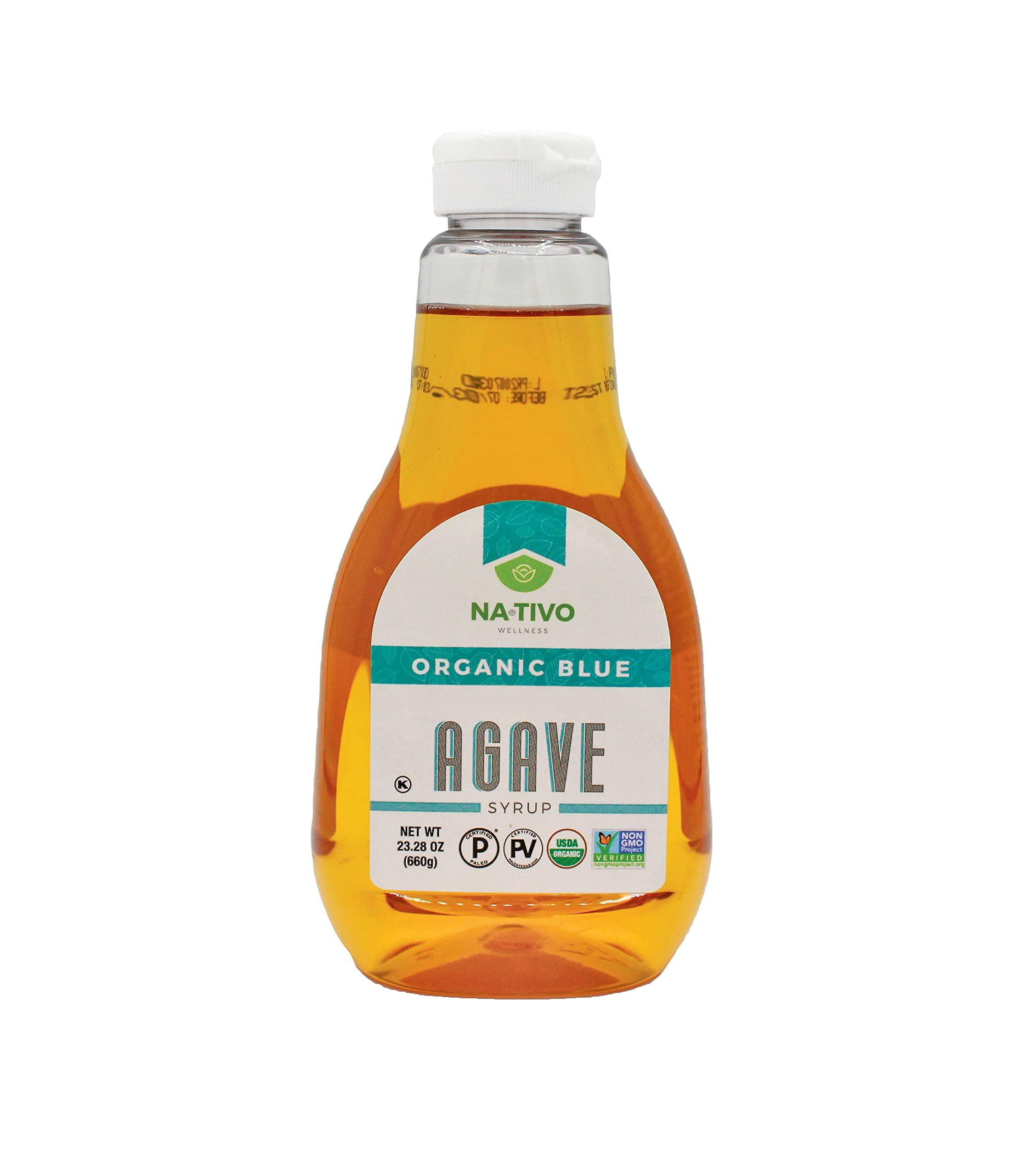 Nativo Organic Blue Agave Nectar Syrup - Sugar Substitute with Inulin - Low  Glycemic, Allergen-Free, Paleo Vegan - Non-GMO - 23.28 oz Bottle | Buy Now  with Express International Delivery | GoSupps.com