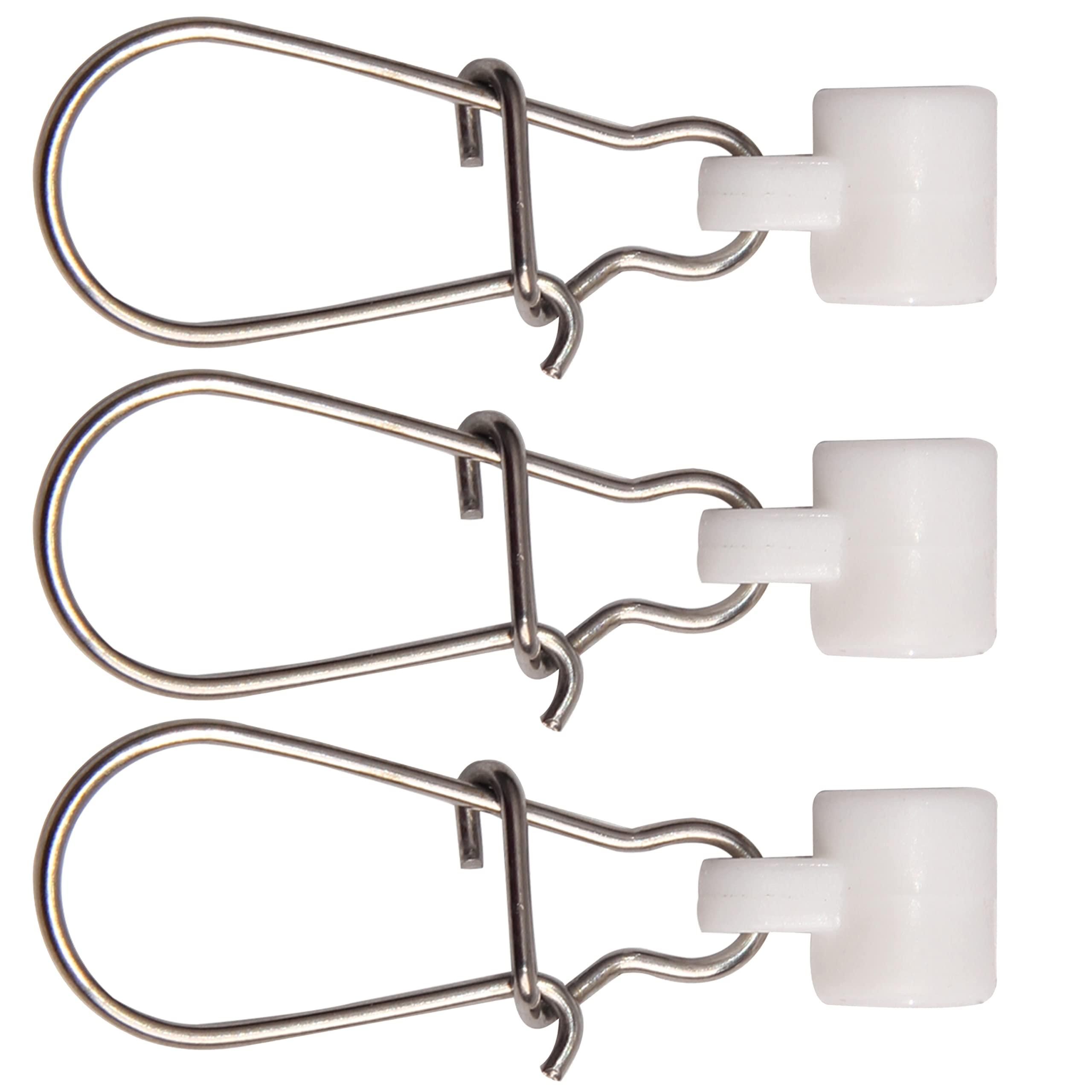 50 Pezzi Girella Duo Lock Snap Swivel – Luengo, Forte Per Trecciato E Nylon