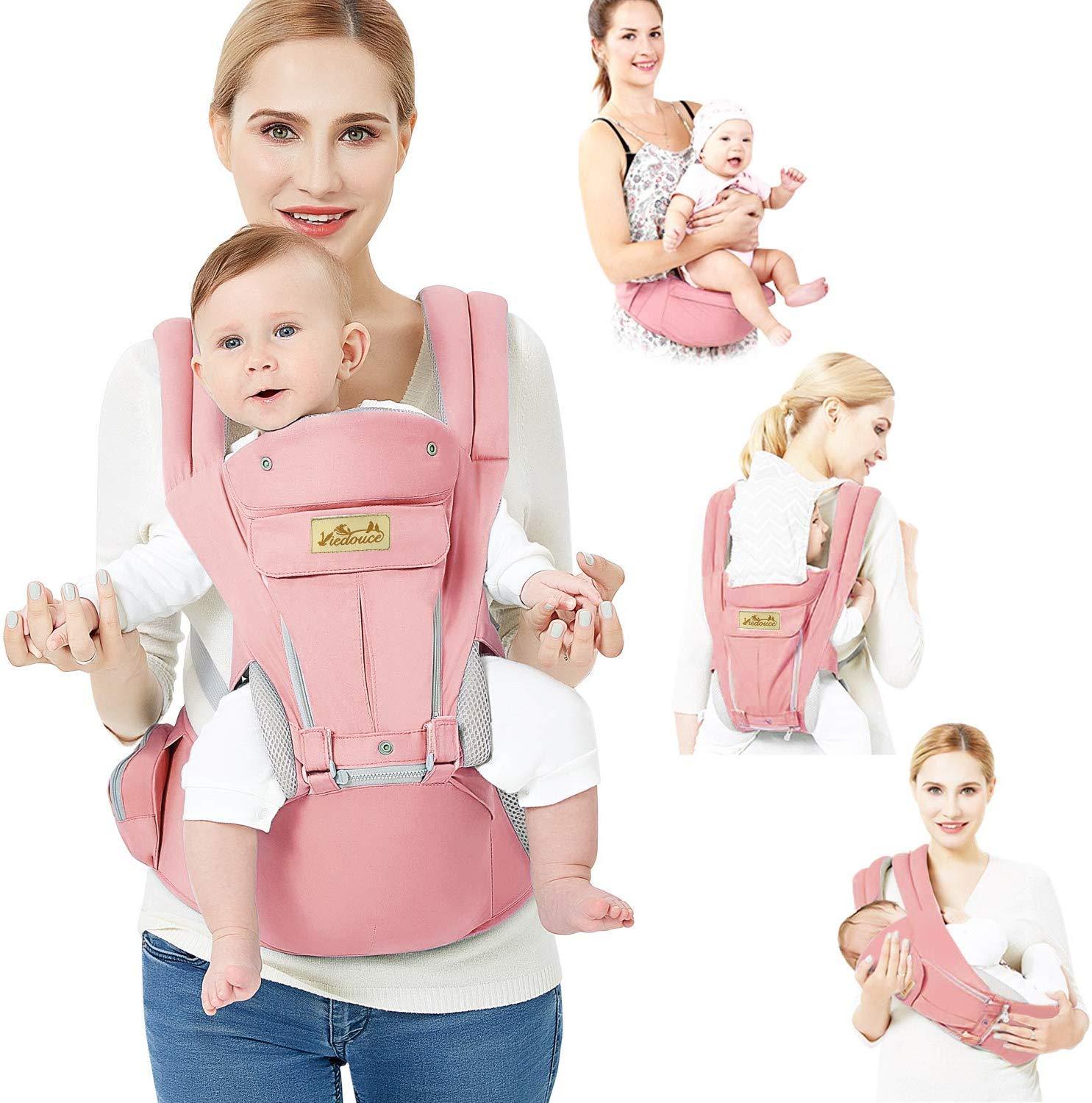 Good news!!! Viedouce baby carrier is our most popular baby carrier, you can use it for your newborn (3.5 -20 kg) and adapt it as your child grows. Baby carrier has 6