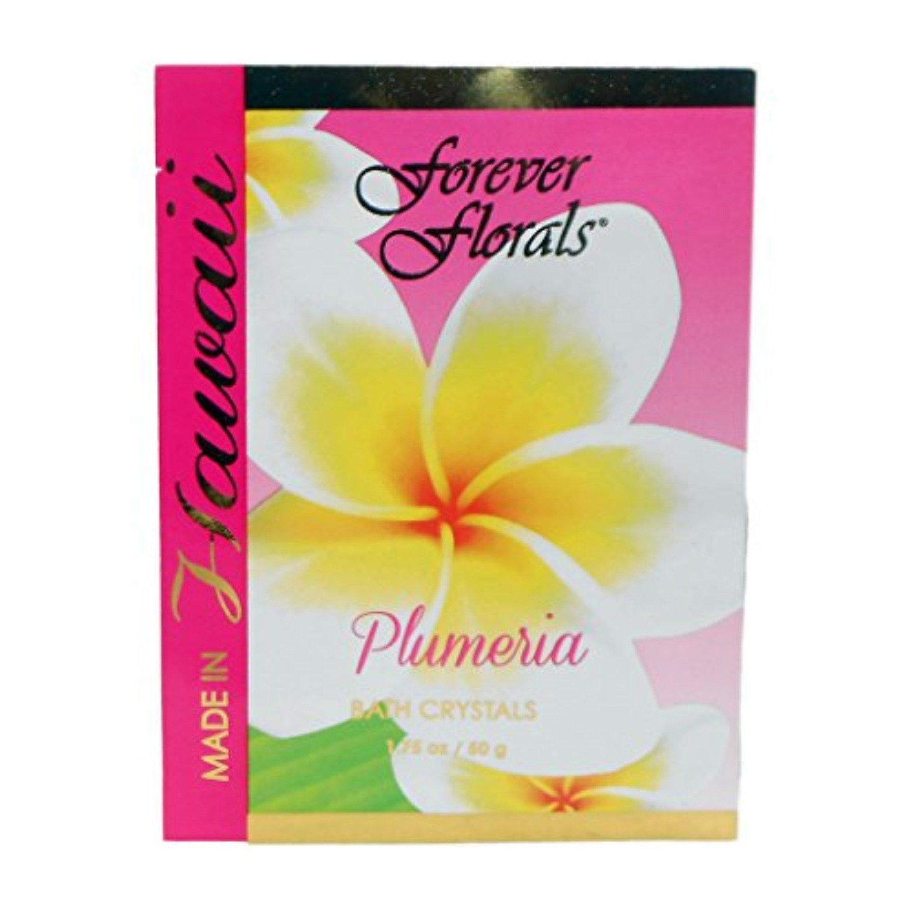 Hawaiian Plumeria Bath Crystals - Forever Florals 4 Pack | Buy Now 