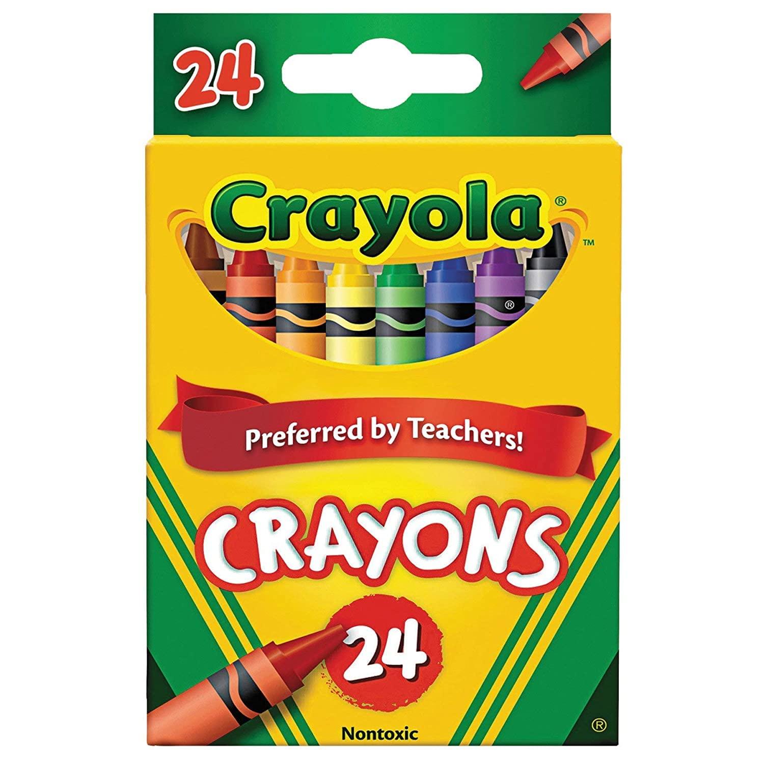 Crayola Crayons 24 ct - Pack of 2 | Vibrant Colors for Creative ...