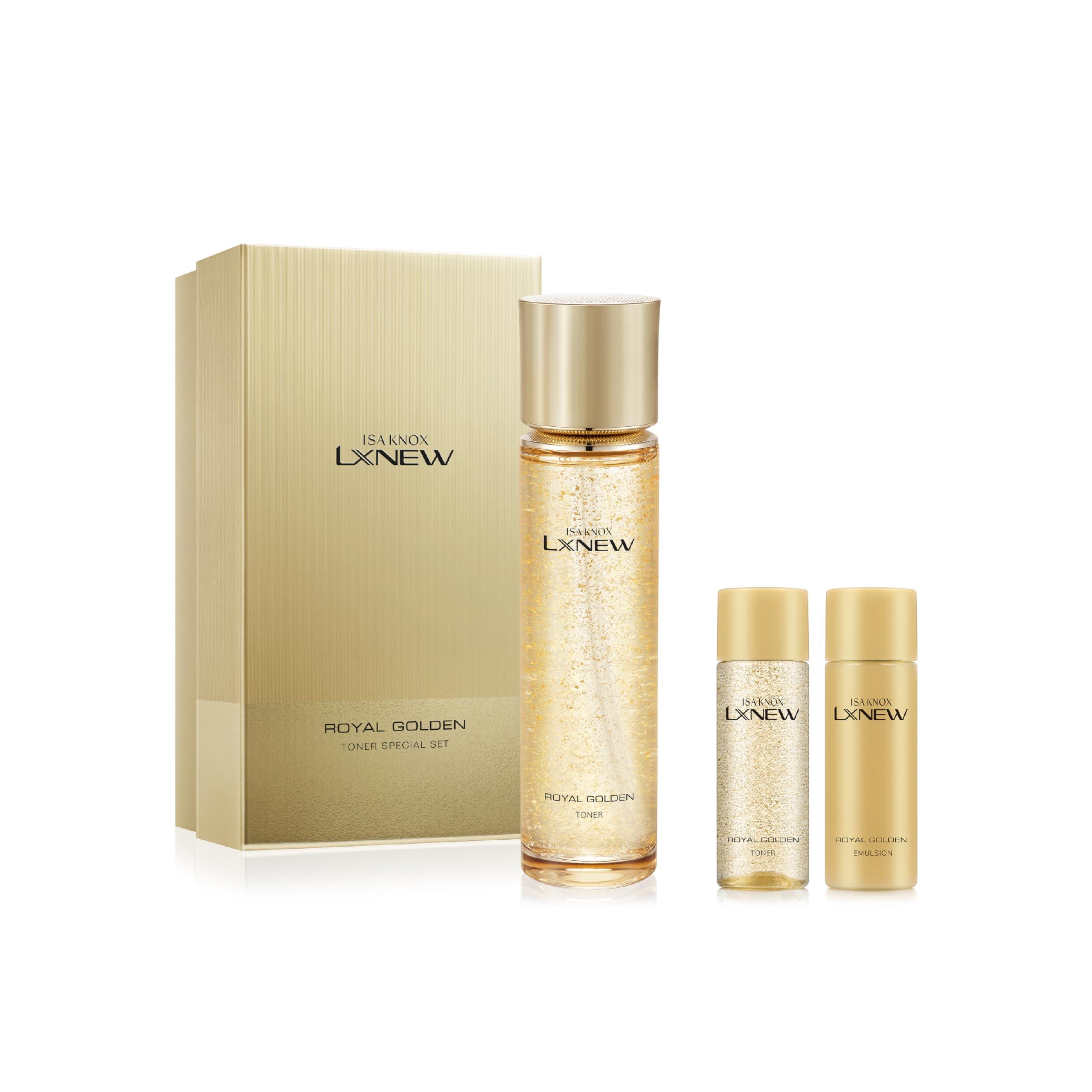 ISA KNOX LXNEW Royal Golden Toner Set - Luxury Korean Skincare