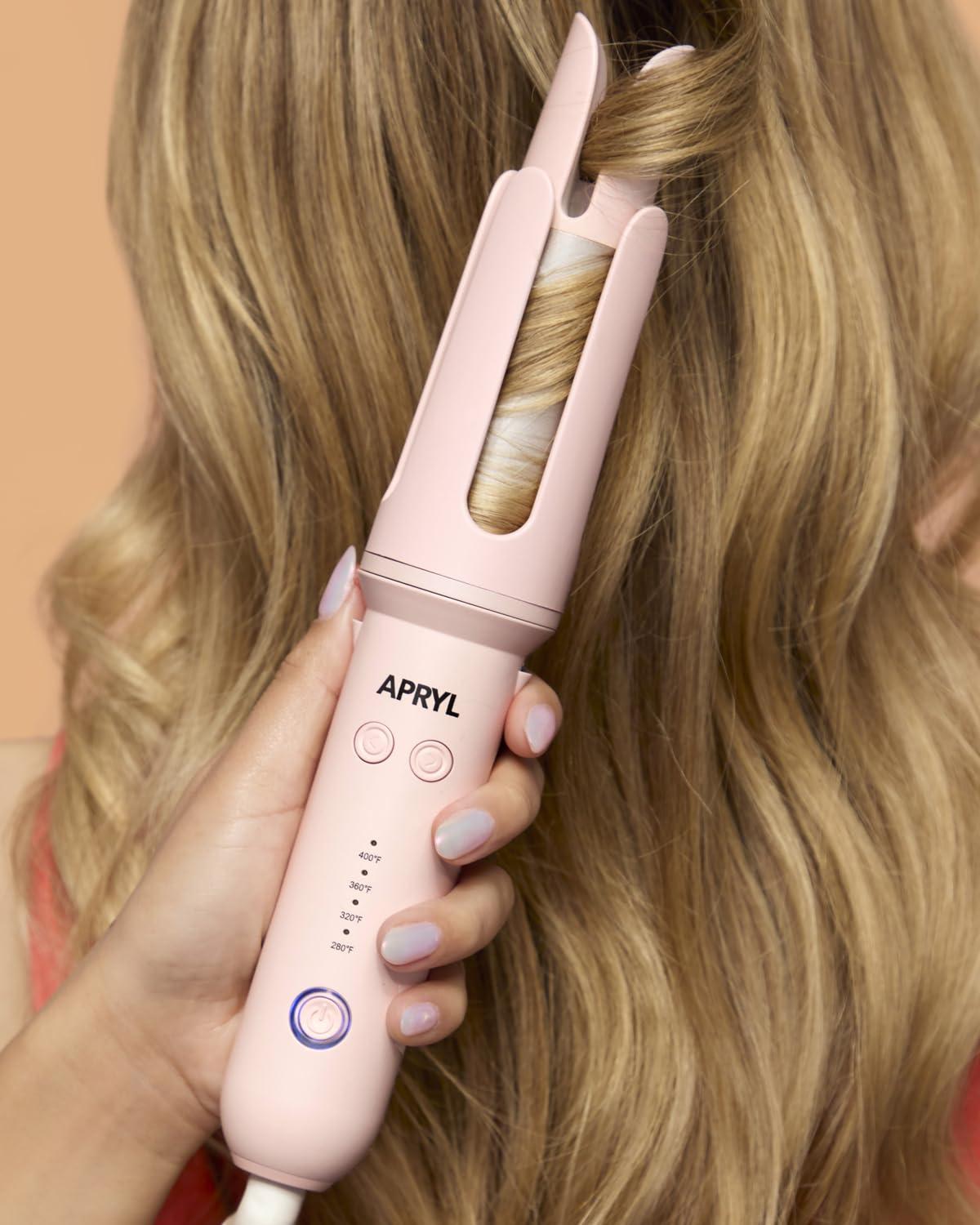 Automatic Rotating Curling Iron for Long Hair, Ceramic Tourmaline, Anti-Scald, Rotating Curling Iron - Anti-Scald Automatic Curler 1.25  main image 3