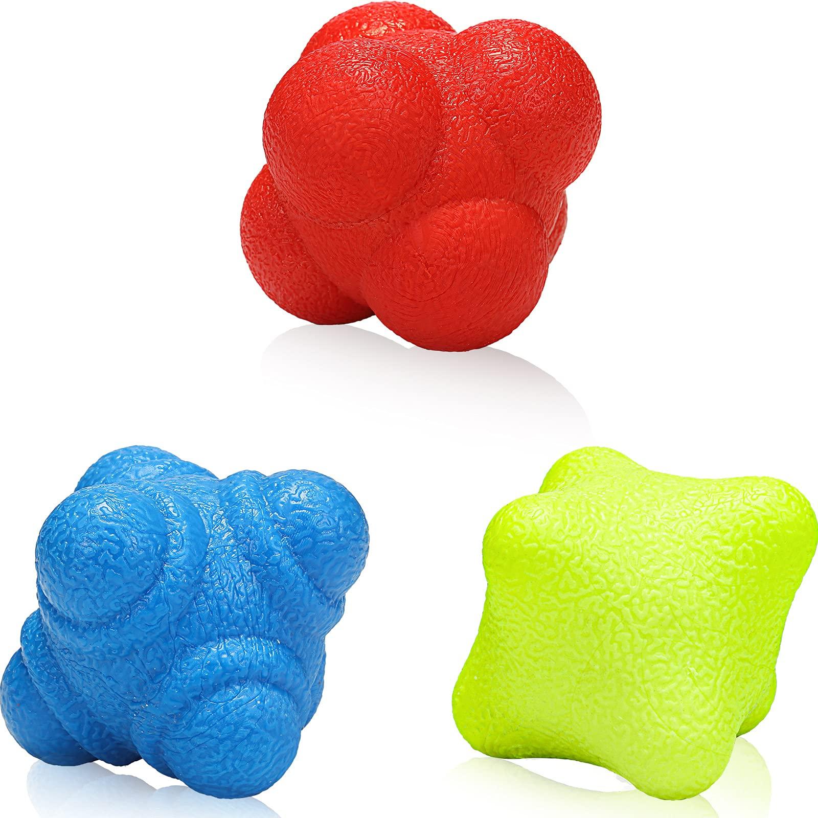Coordination A&R Sports Reaction Ball - Unpredictable Bounce Rubber Training Ball For Agility A&R Sports Unpredictable Bounce Training Ball