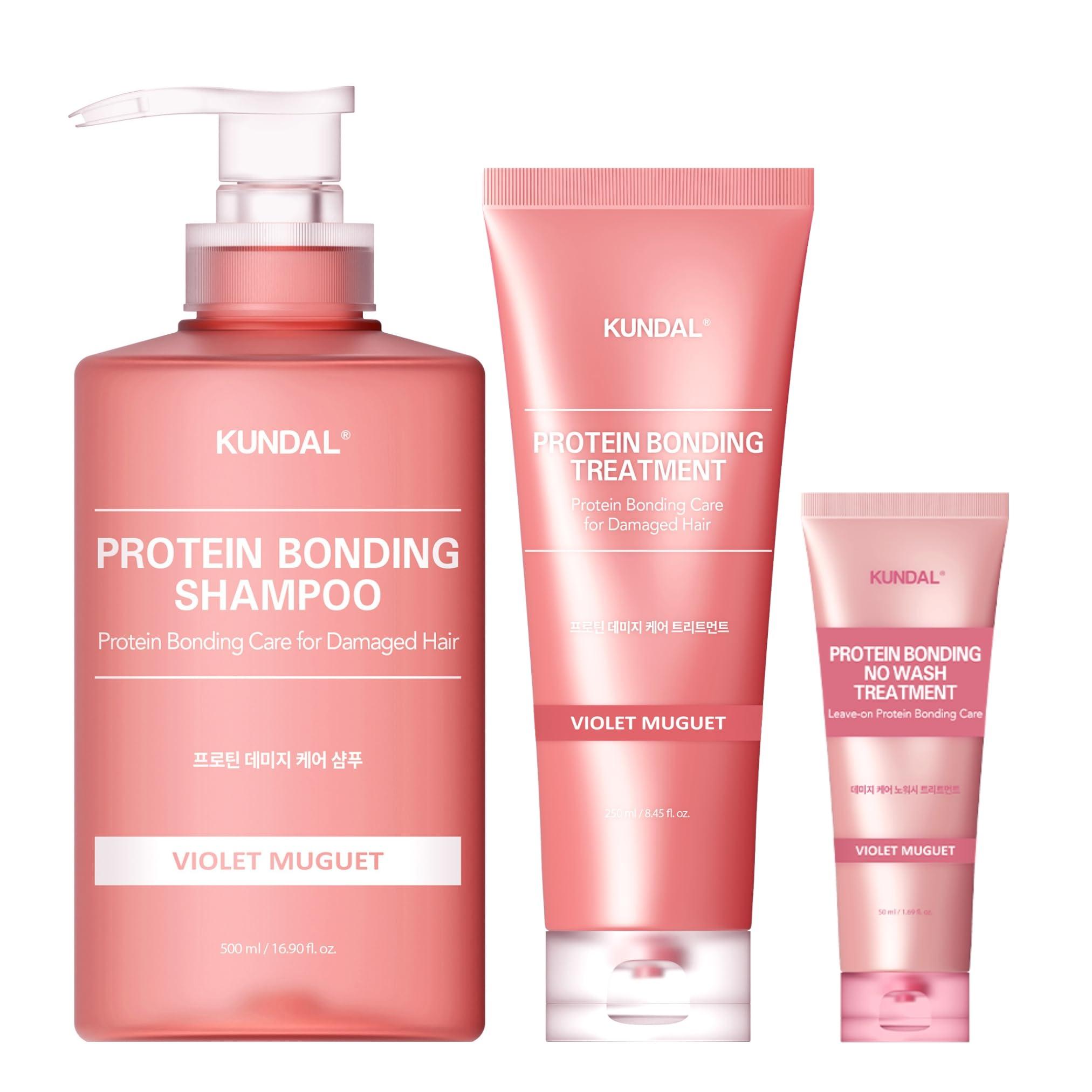 KUNDAL Protein Bonding Set - Violet Muguet | Shampoo 500ml