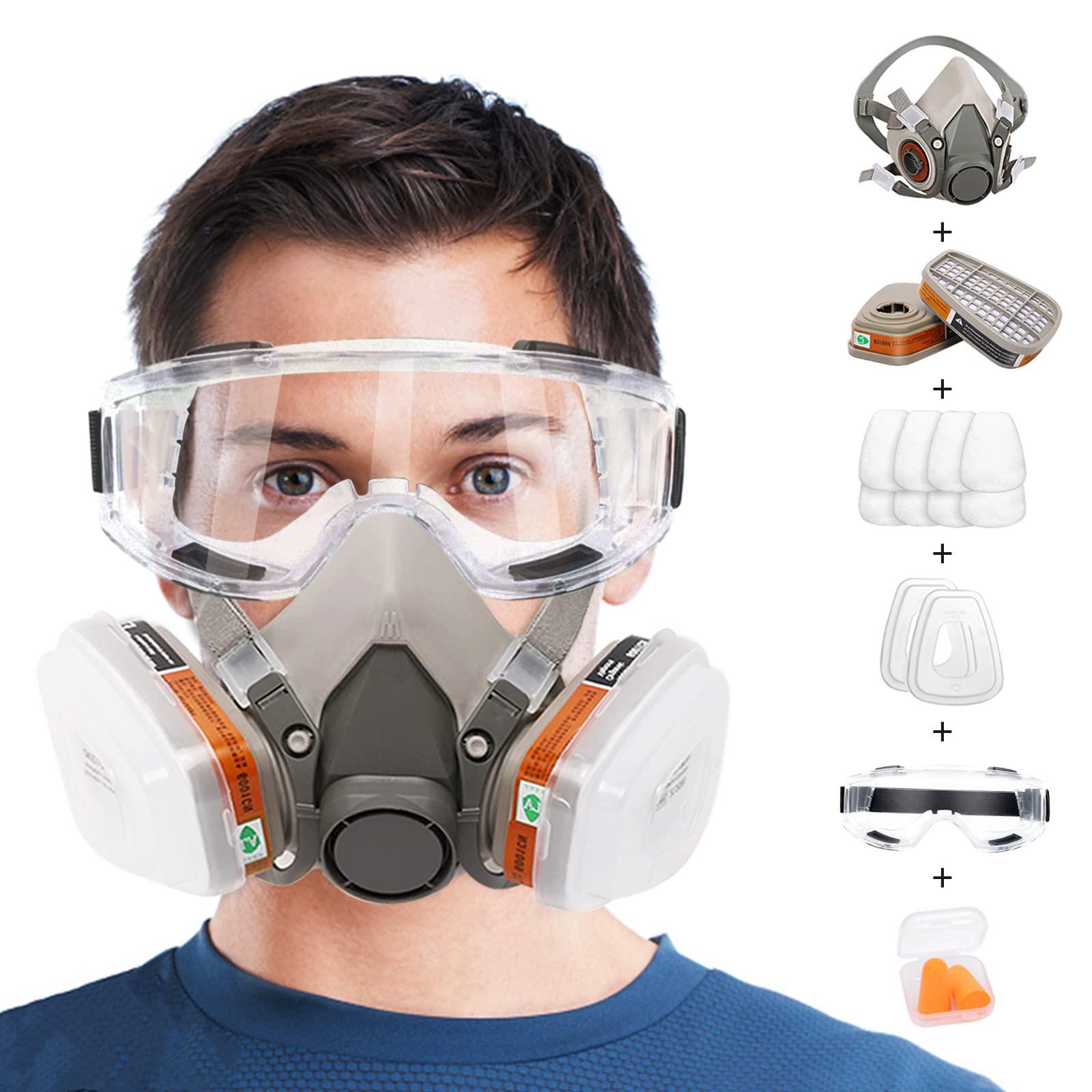 ANUNU Respirator Mask With Filters, Respirator Mask Ecuador