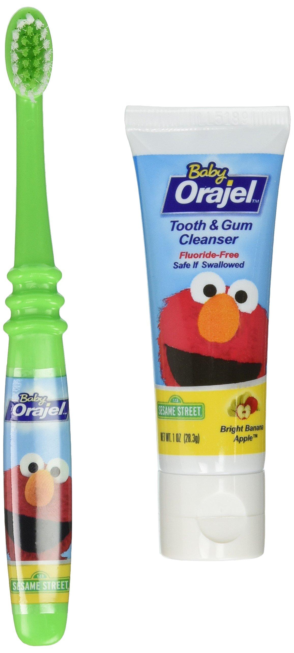 Orajel Baby Tooth Gum Cleanser Apple Banana Pack Set Buy