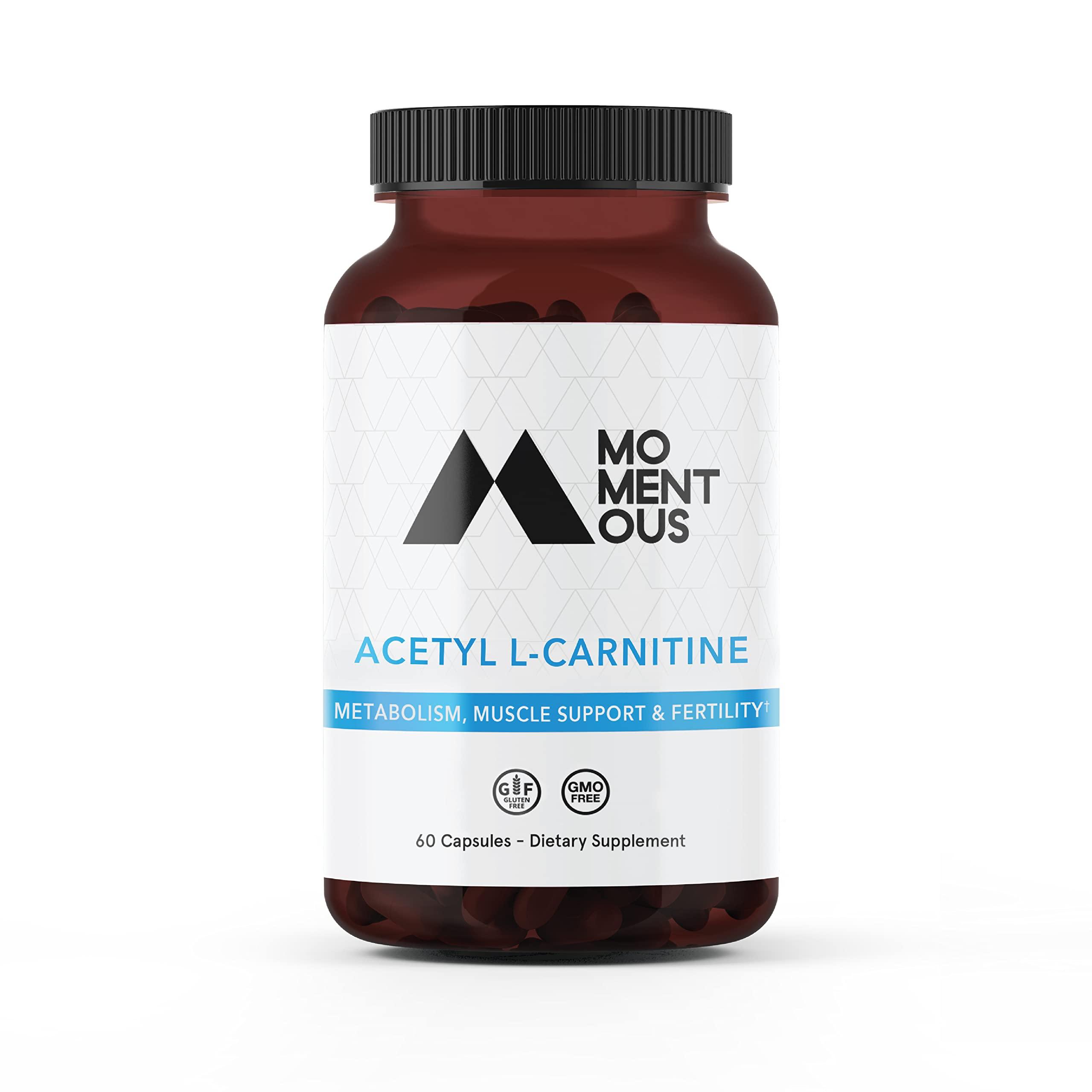 Momentous Huberman Stack Acetyl-Carnitine - 60 Servings | Buy Now with  Express International Delivery