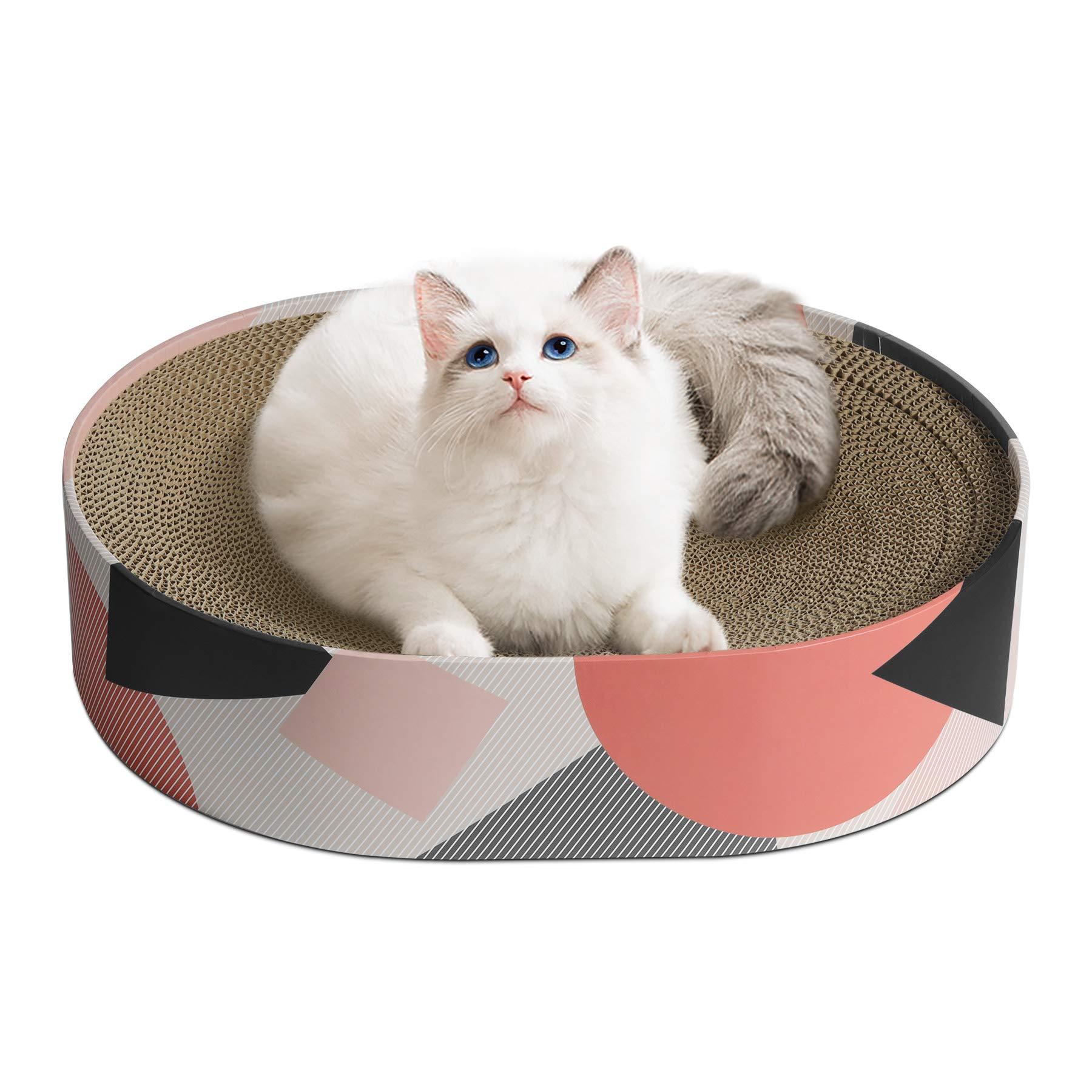 Cat Toy CoSaf Durable Cardboard Refill, Reversible Cat Scratcher