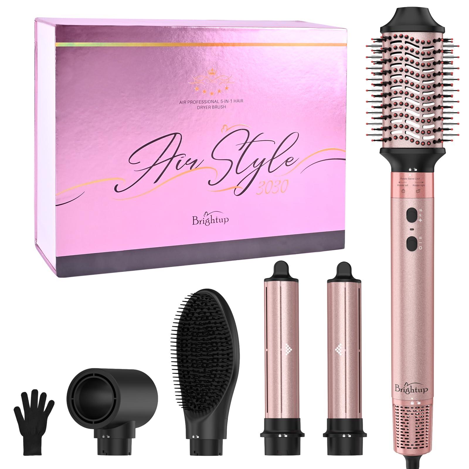 Brightup Air Style- 5 in 1 professional multifunctional hair dryer styler​​​​​​ 5 in 1 Air Styler Hair Dryer Brush with Auto Wrap Curlers  main image 3