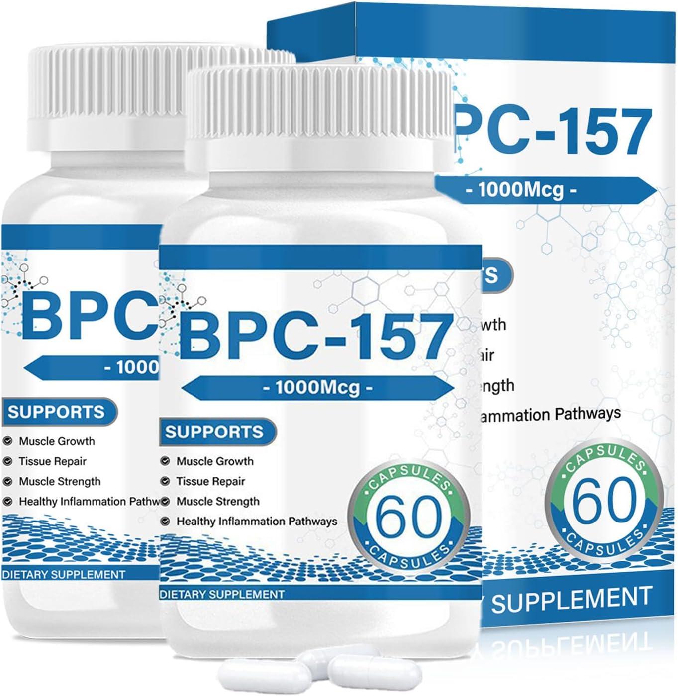 Peabloom BPC 157 Body Protection Compound 1000 mcg for Muscle & Workout  Recovery 60 Capsules Pack Of 2 | Buy Now with Express International  Delivery | GoSupps.com