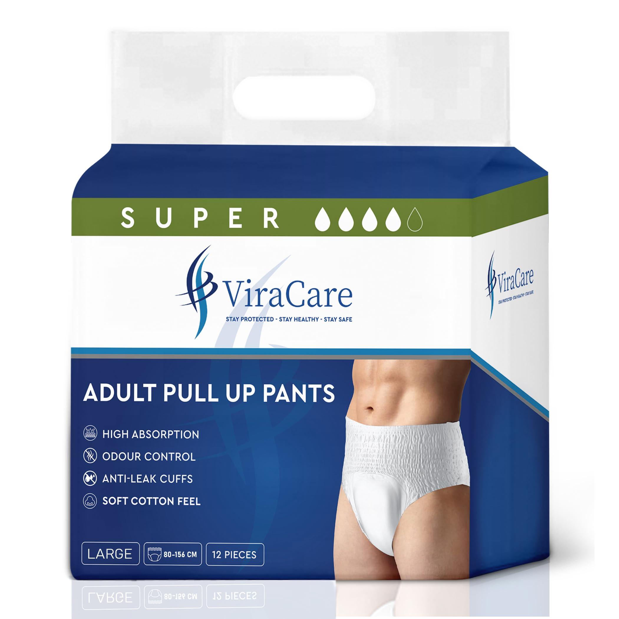 12 X Black Incontinence Pants Women & Men | Adult Nappies - View #12