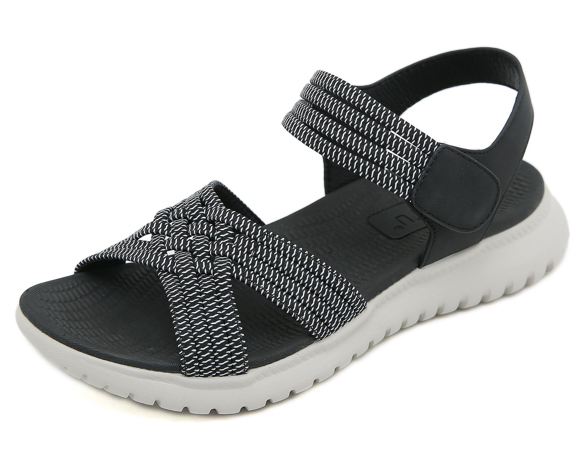 Beige raffia sandalen met gekruiste bandjes | Platte sandalen