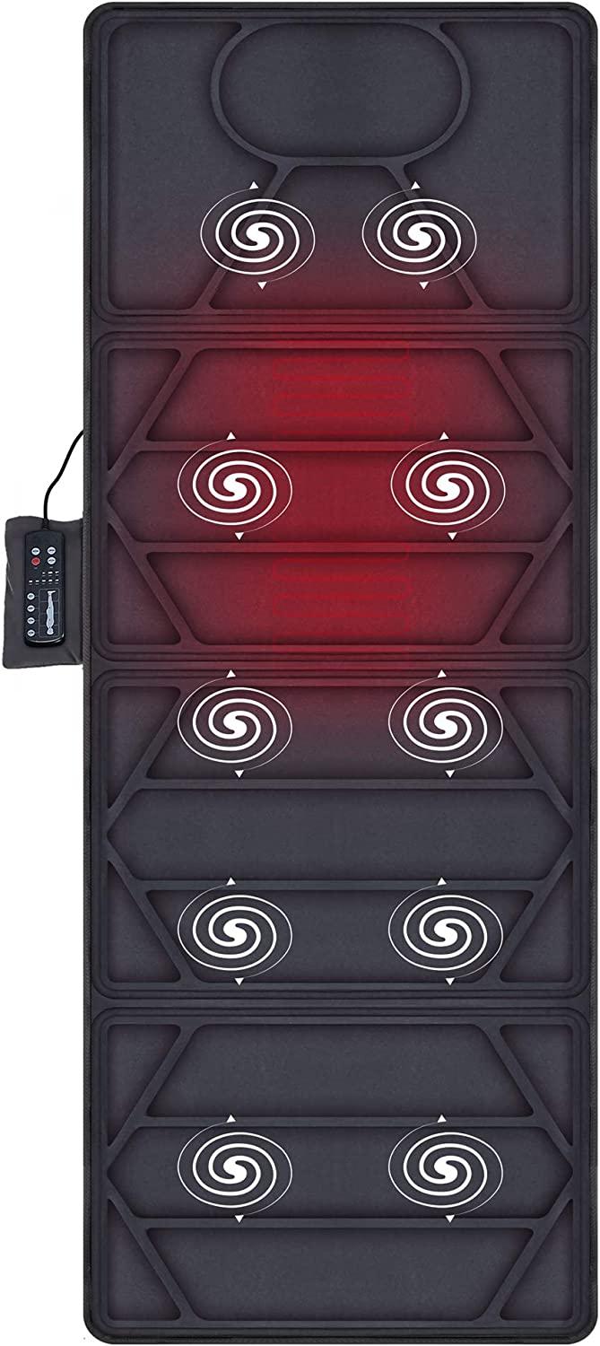 Snailax Massage Mat with Heat - Vibrating Mattress Pad for Full Body Relaxation | Buy Now with Express International Delivery | GoSupps.com Snailax Massage Mat with Heat - Vibrating Mattress Pad for Full Body Relaxation | Buy Now with Express International Delivery | GoSupps.com
