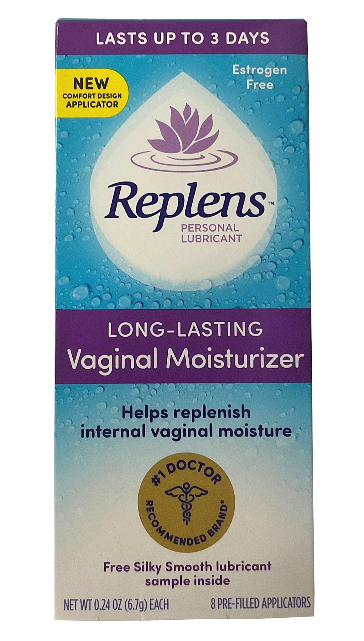 Replens Long-Lasting Vaginal Moisturizer - 8 ct, Pack of 3 | Hydrating and  Comforting Formula | Buy Now with Express International Delivery
