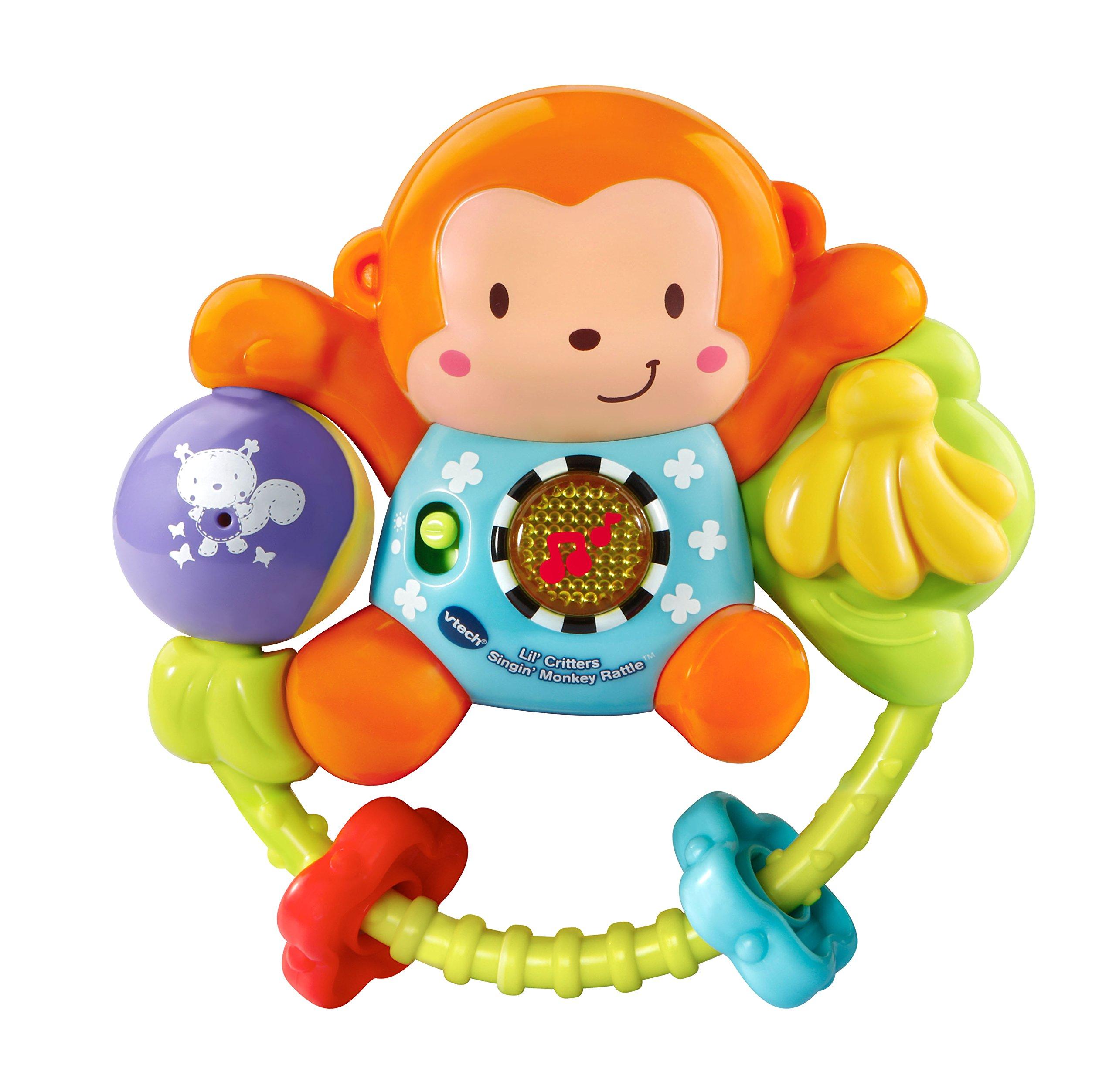 VTech Lil' Critters Singin' Monkey Rattle Yellow Interactive